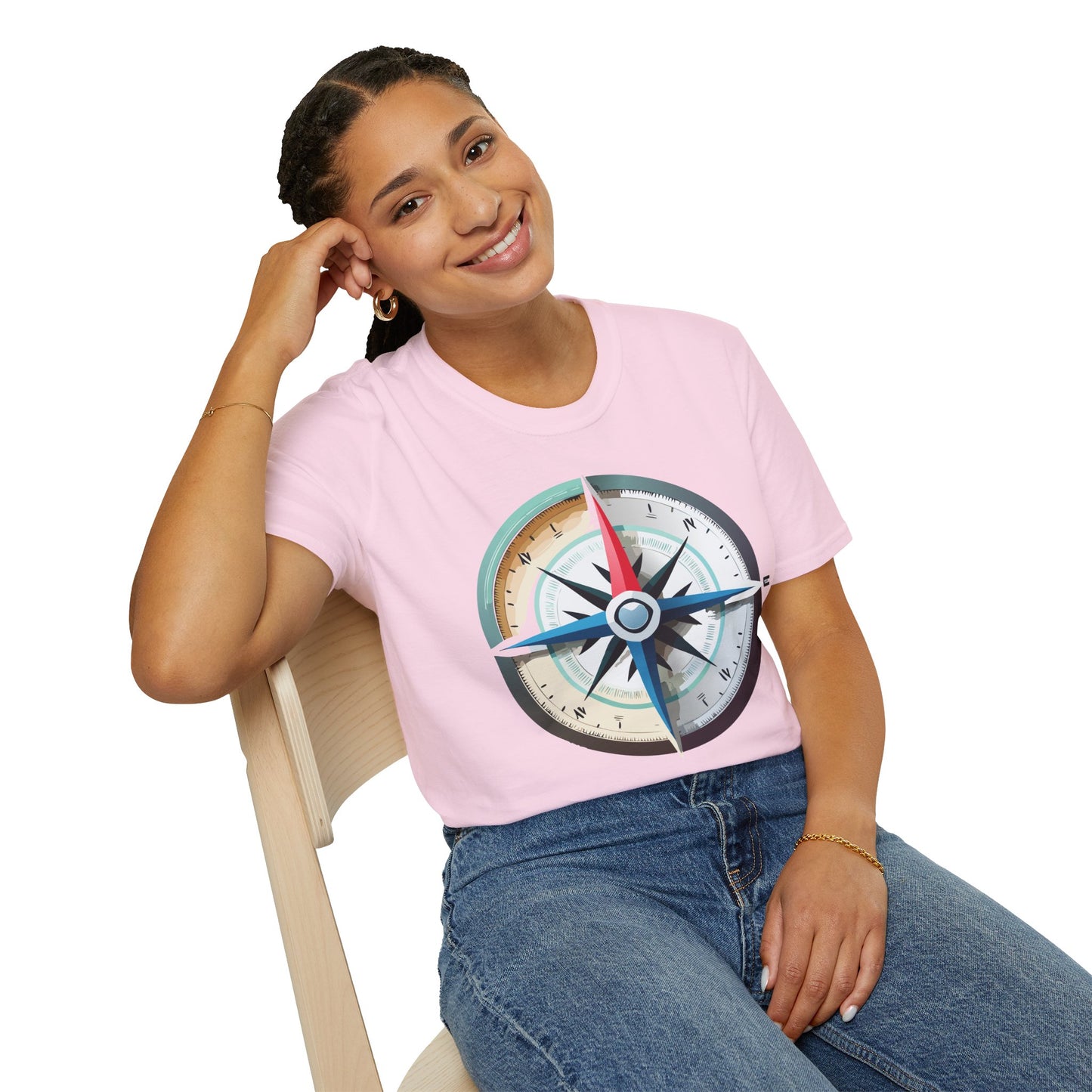 Compass T Shirt, Compass Shirt, Shirt with Compass, Navigator Shirt