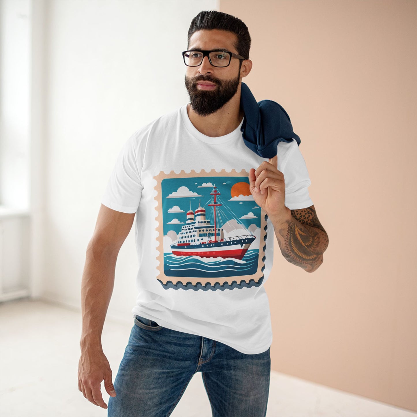 Stamp Shirt, Postage Stamp Shirt