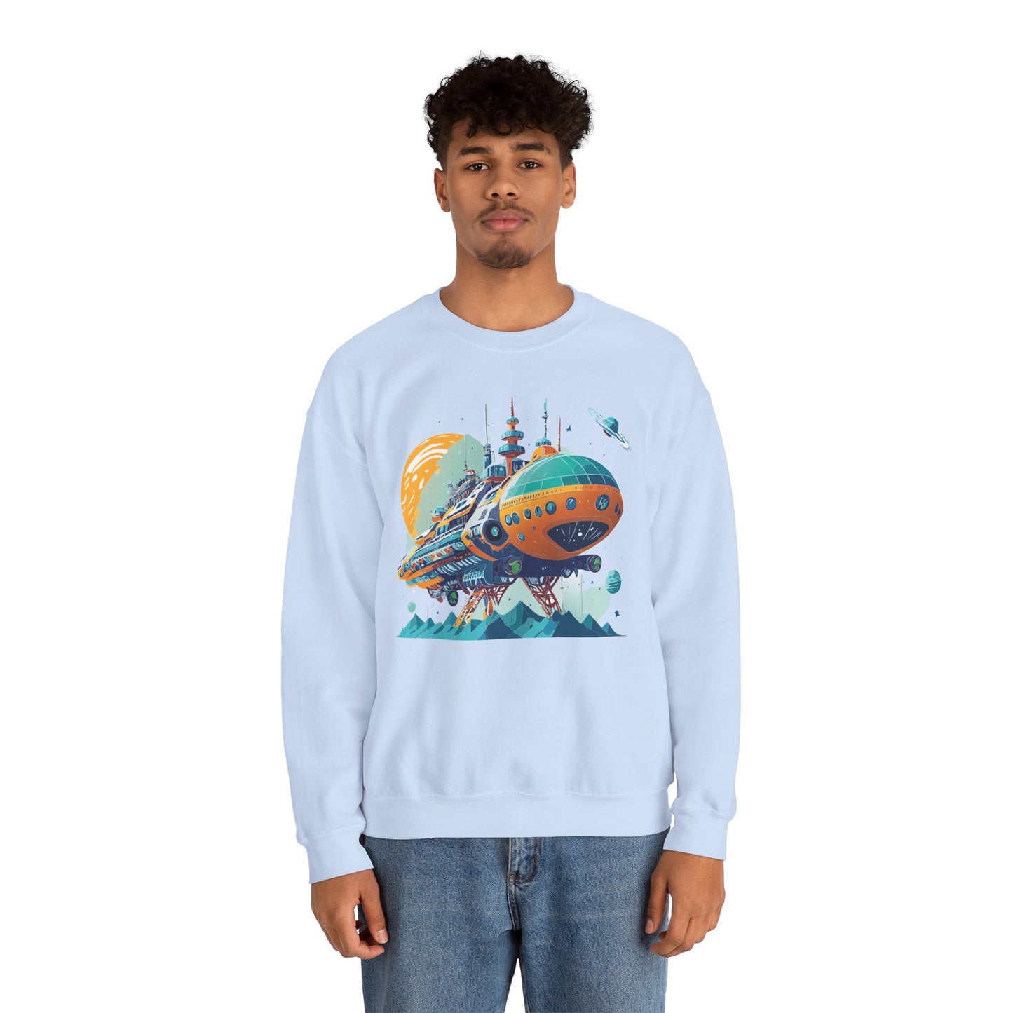 Space Shuttle Sweatshirt, Cosmic Sweatshirt, Astronaut Sweatshirt, Space Cosmic Sweatshirt