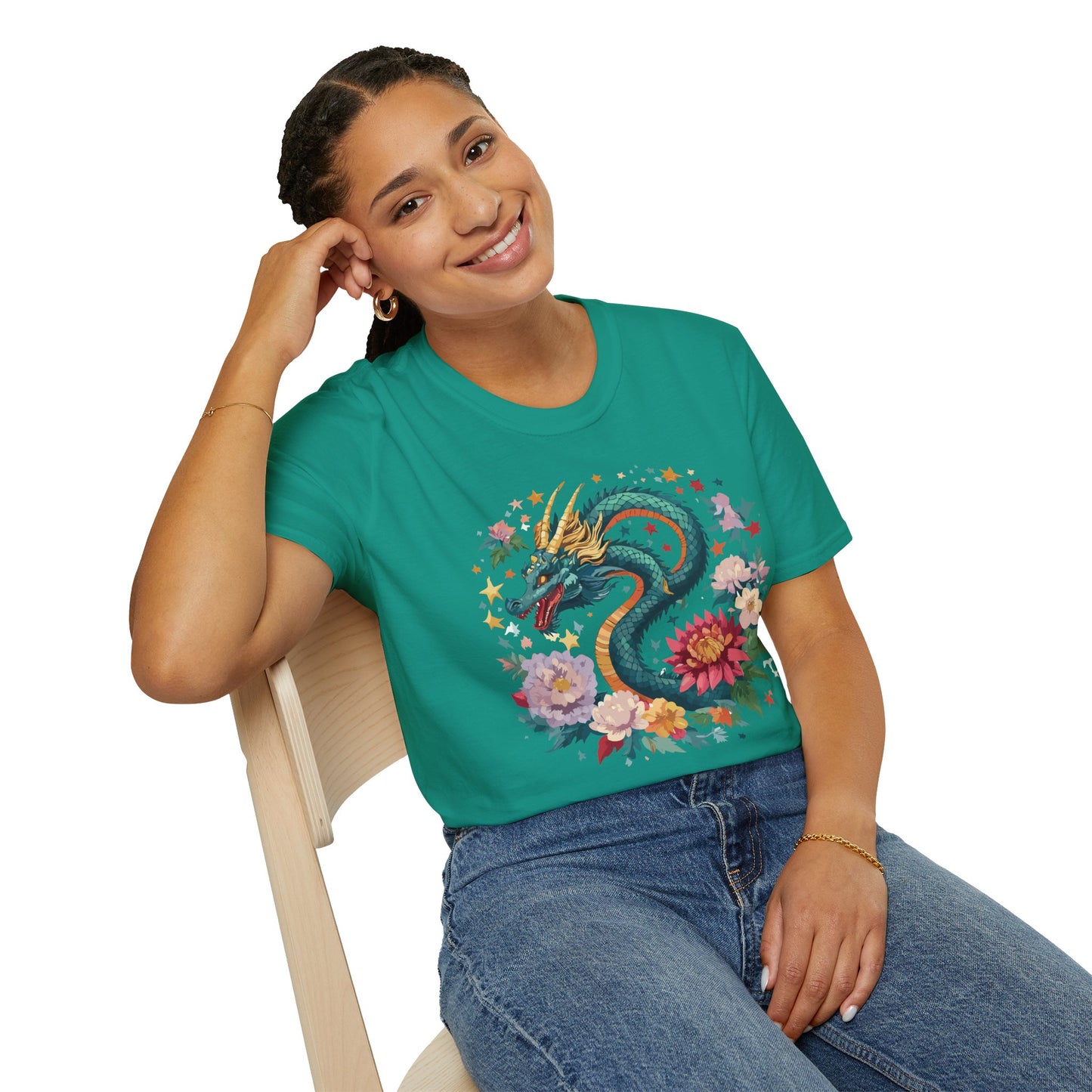 Dragon T Shirt, Dragon Shirt, Shirt with Animals, Animal Shirt