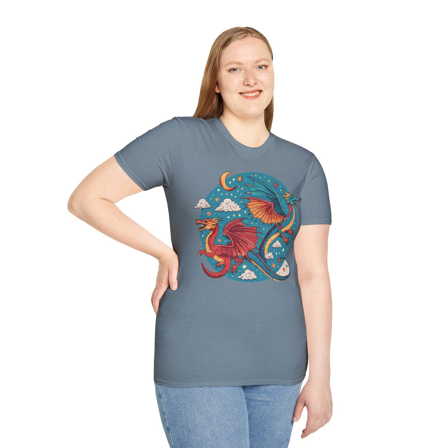 Dragon T Shirt, Dragon Shirt, Shirt with Animals, Animal Shirt