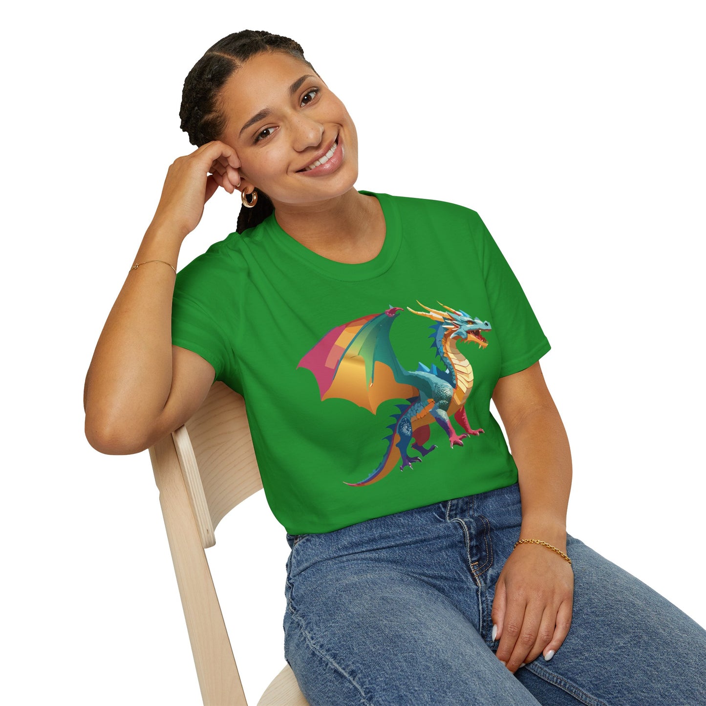 Dragon T Shirt, Dragon Shirt, Shirt with Animals, Animal Shirt
