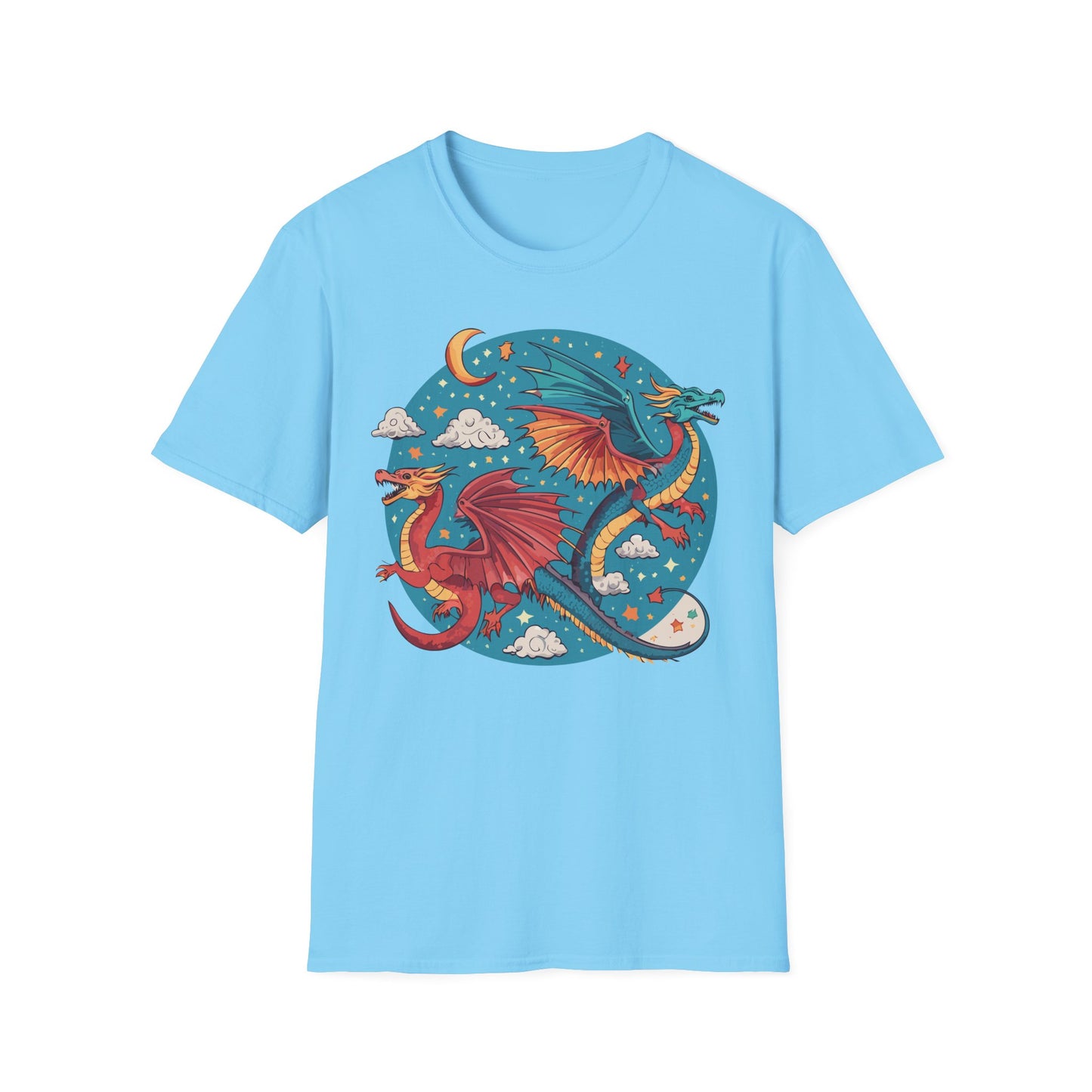 Dragon T Shirt, Dragon Shirt, Shirt with Animals, Animal Shirt