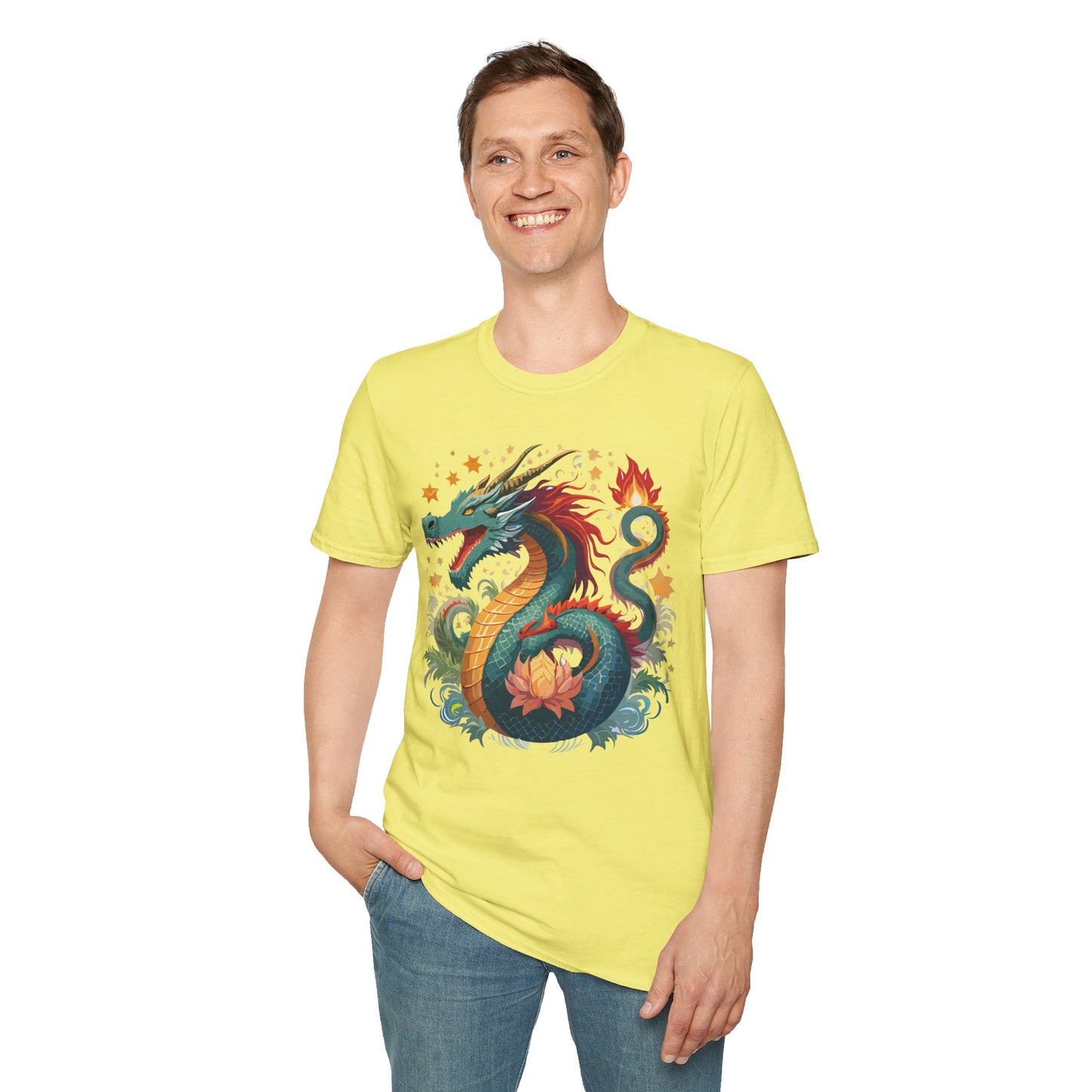 Dragon T Shirt, Dragon Shirt, Shirt with Animals, Animal Shirt