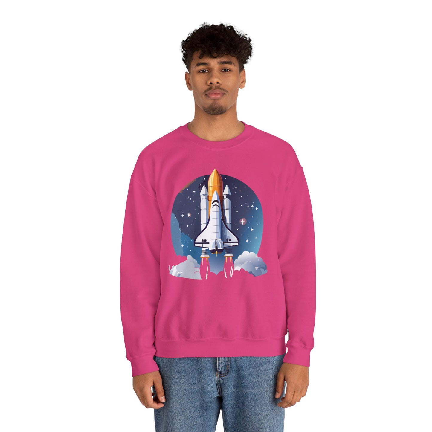 Space Shuttle Sweatshirt, Cosmic Sweatshirt, Astronaut Sweatshirt, Space Cosmic Sweatshirt