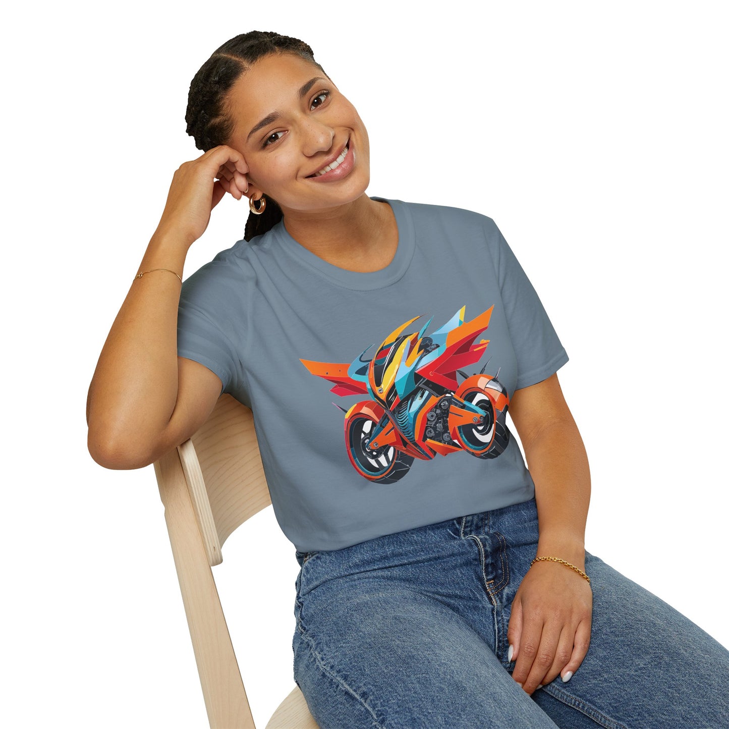 Bike T Shirt, Moto Shirt, Shirt with Motorcycle, MTB T Shirts