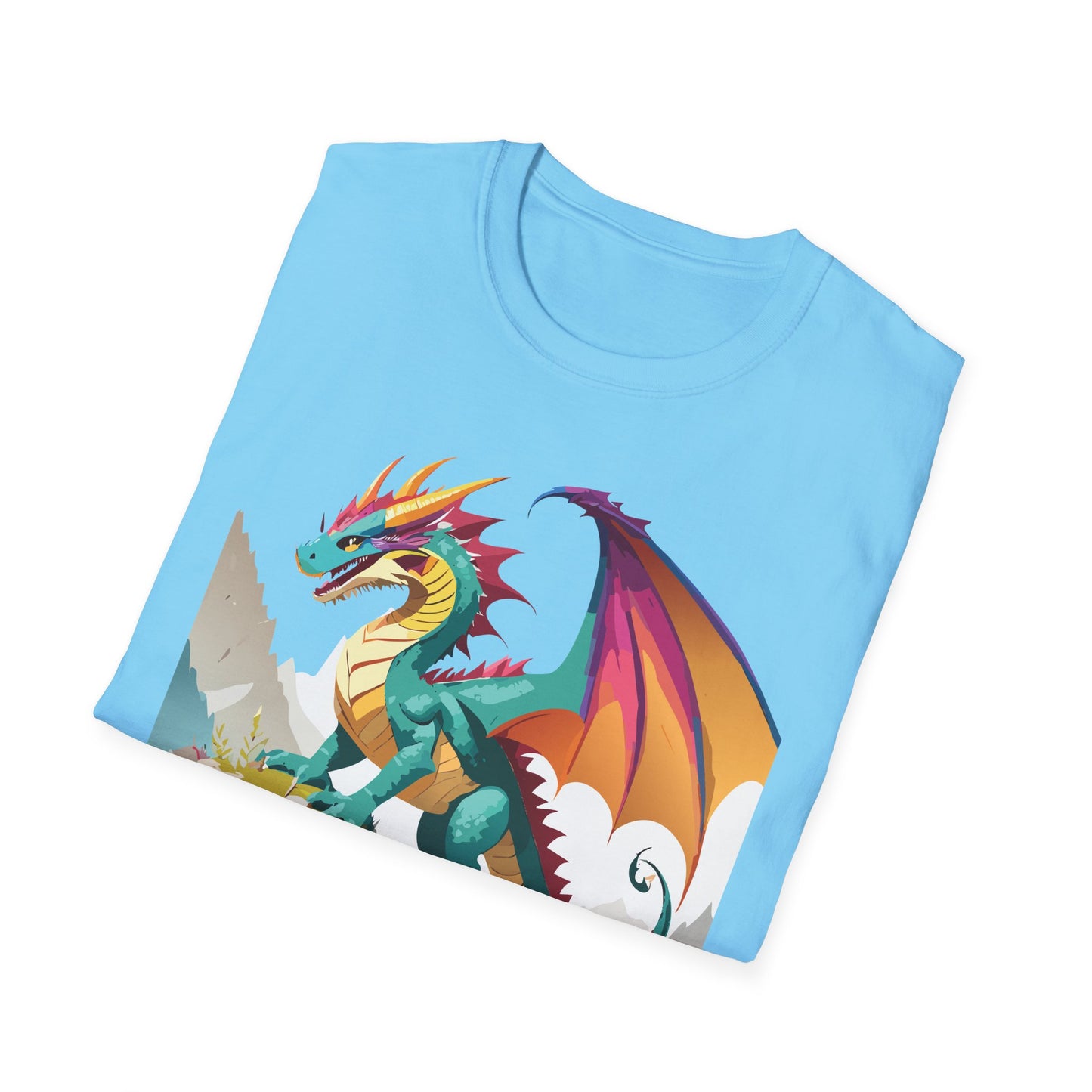 Dragon T Shirt, Dragon Shirt, Shirt with Animals, Animal Shirt