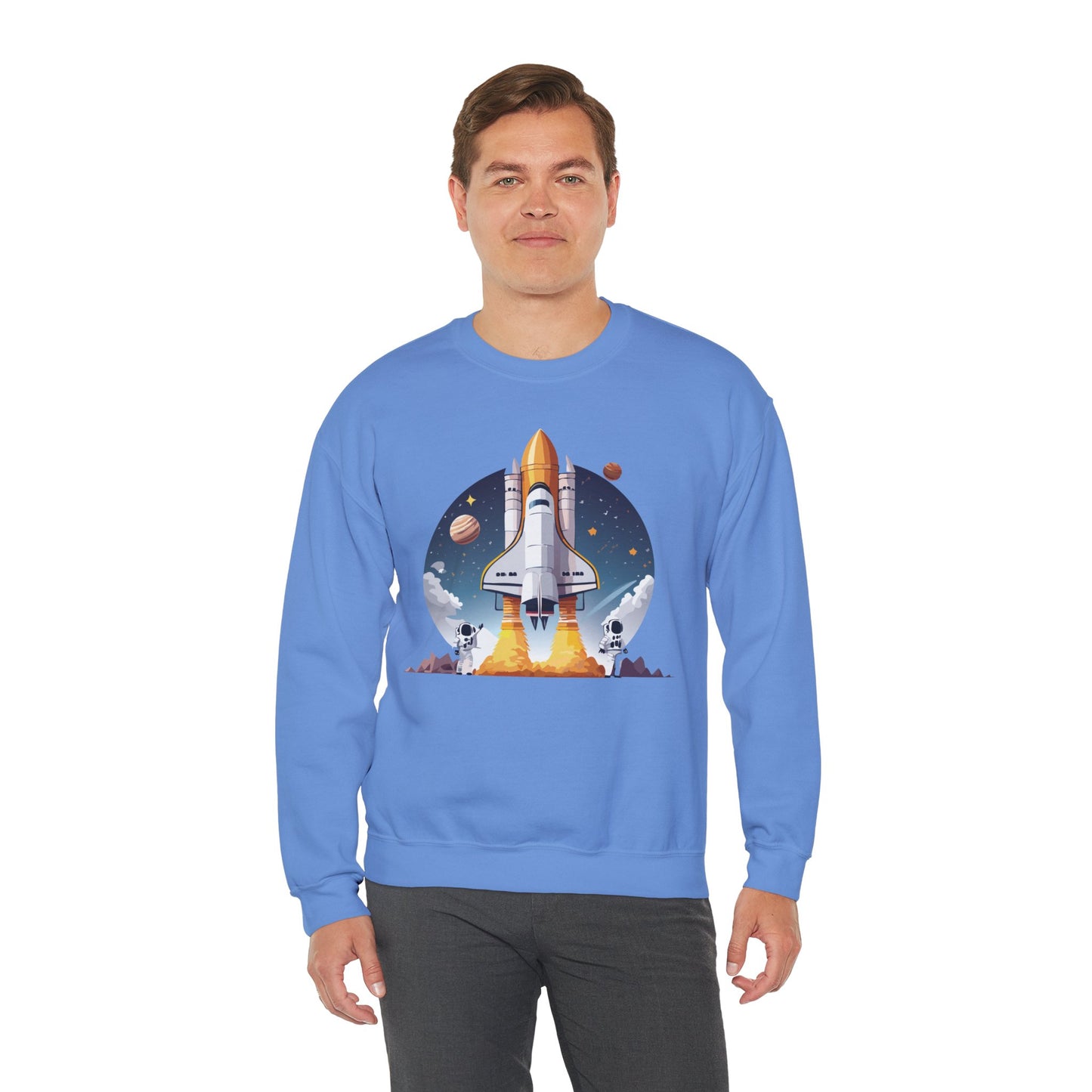 Space Shuttle Sweatshirt, Cosmic Sweatshirt, Astronaut Sweatshirt, Space Cosmic Sweatshirt