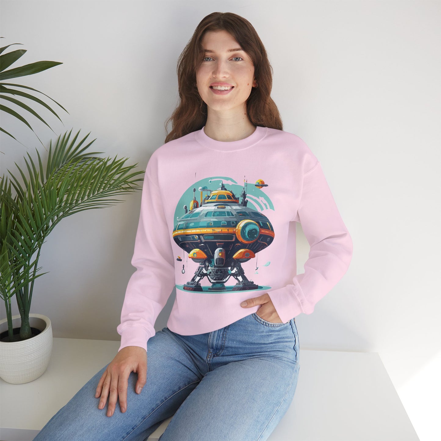 Space Shuttle Sweatshirt, Cosmic Sweatshirt, Astronaut Sweatshirt, Space Cosmic Sweatshirt