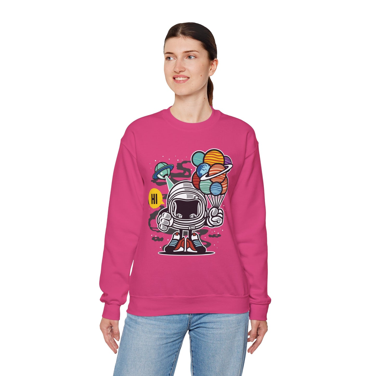 Space Shuttle Sweatshirt, Cosmic Sweatshirt, Astronaut Sweatshirt, Space Cosmic Sweatshirt
