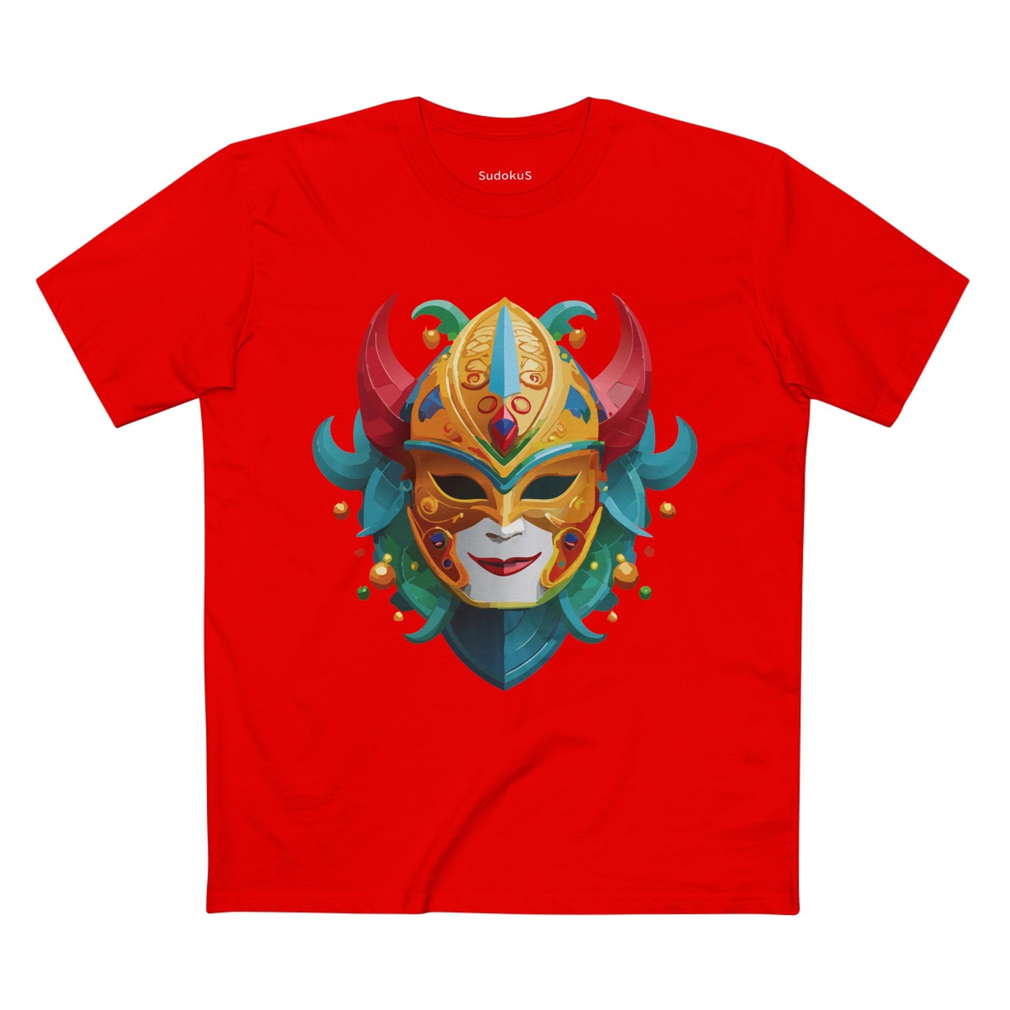 Mask Shirt, Shirt with Face - SudokuS