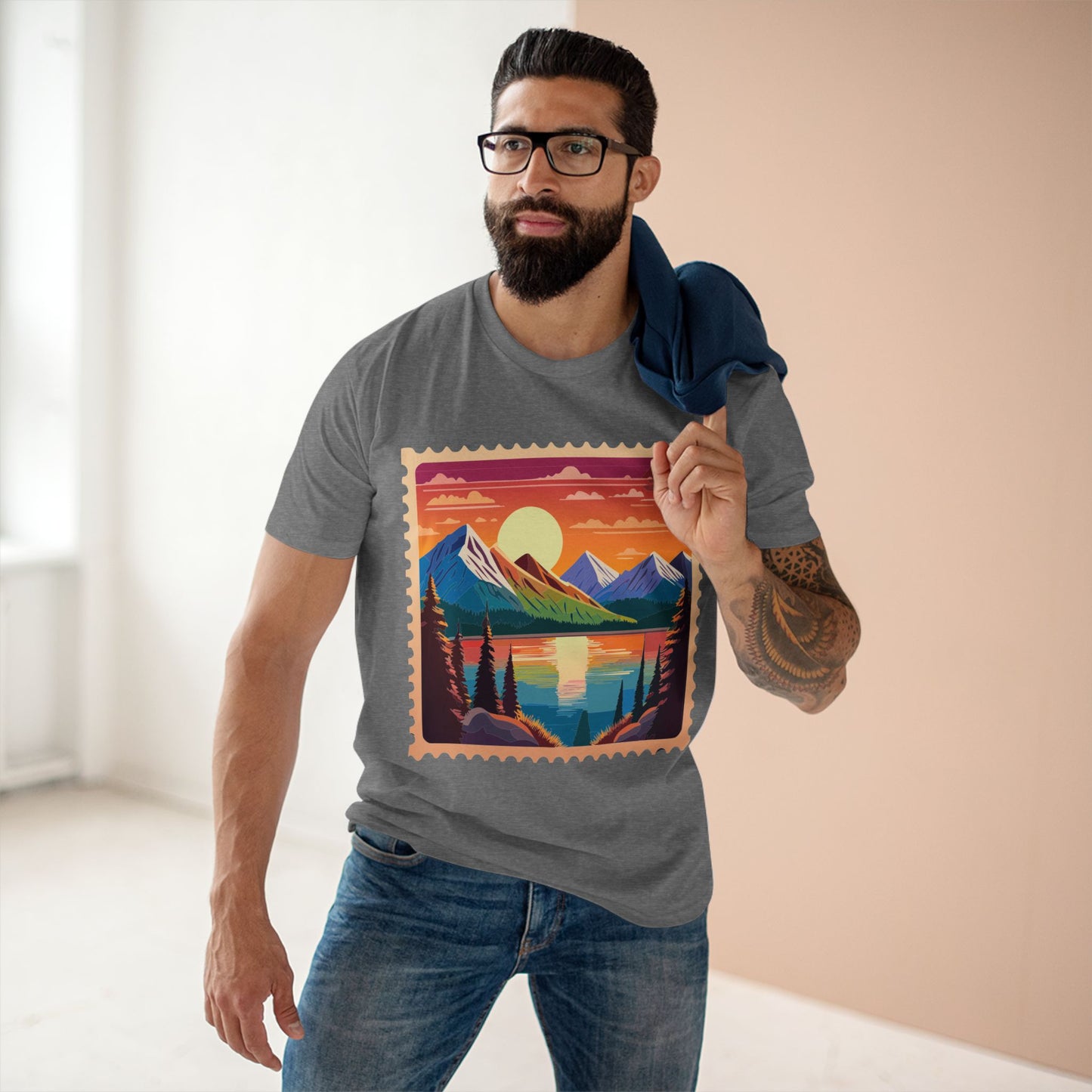 Stamp Shirt, Postage Stamp Shirt