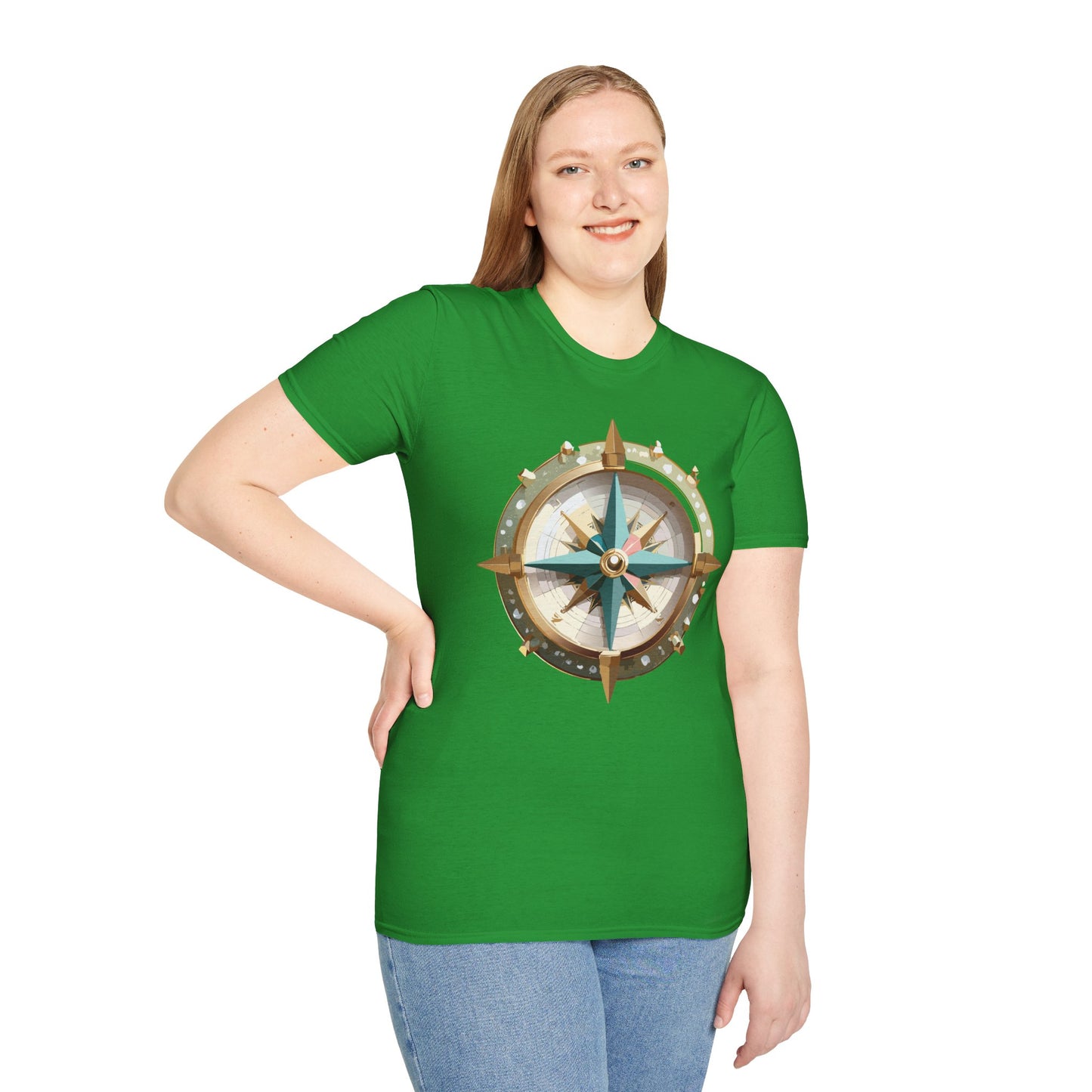 Compass T Shirt, Compass Shirt, Shirt with Compass, Navigator Shirt