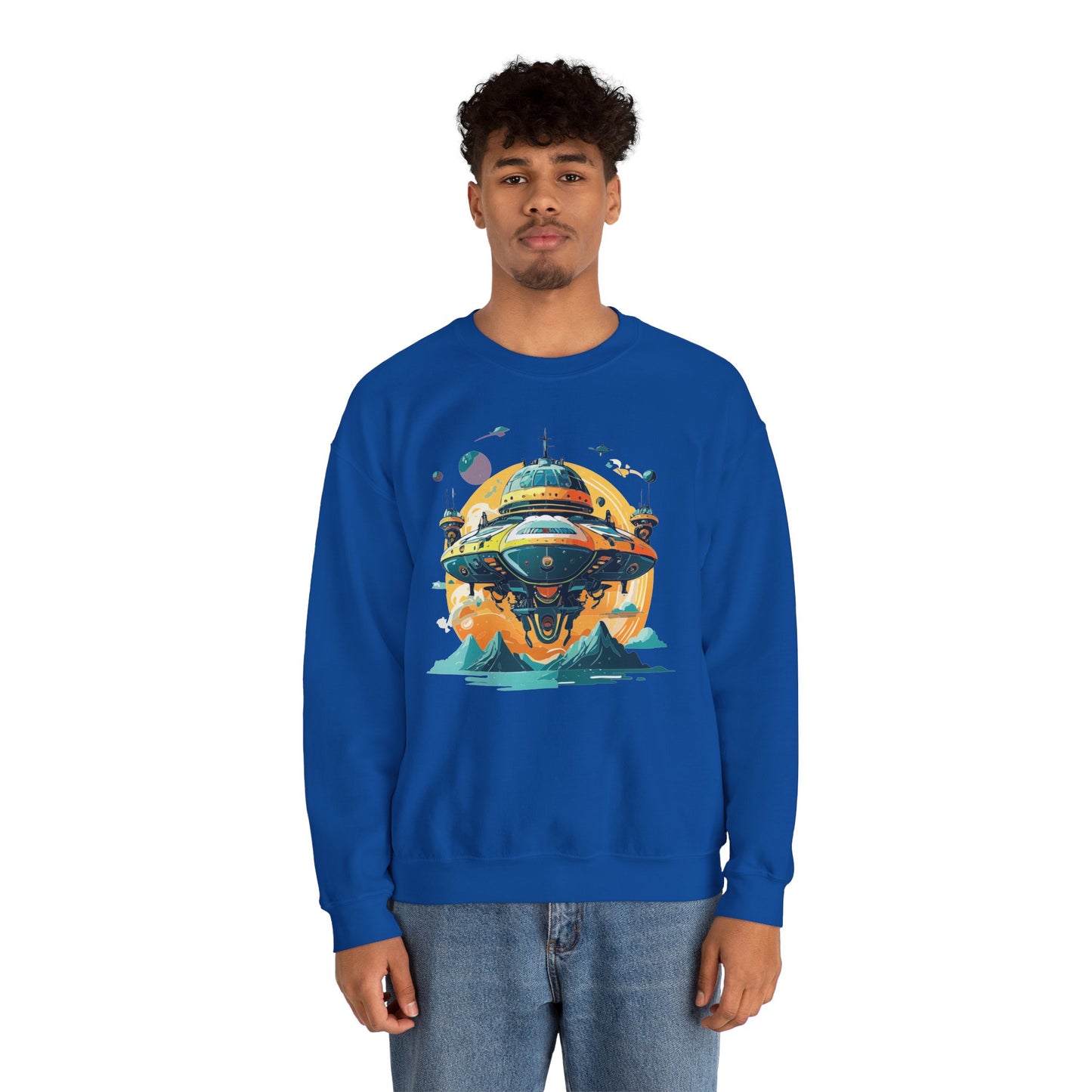 Space Shuttle Sweatshirt, Cosmic Sweatshirt, Astronaut Sweatshirt, Space Cosmic Sweatshirt