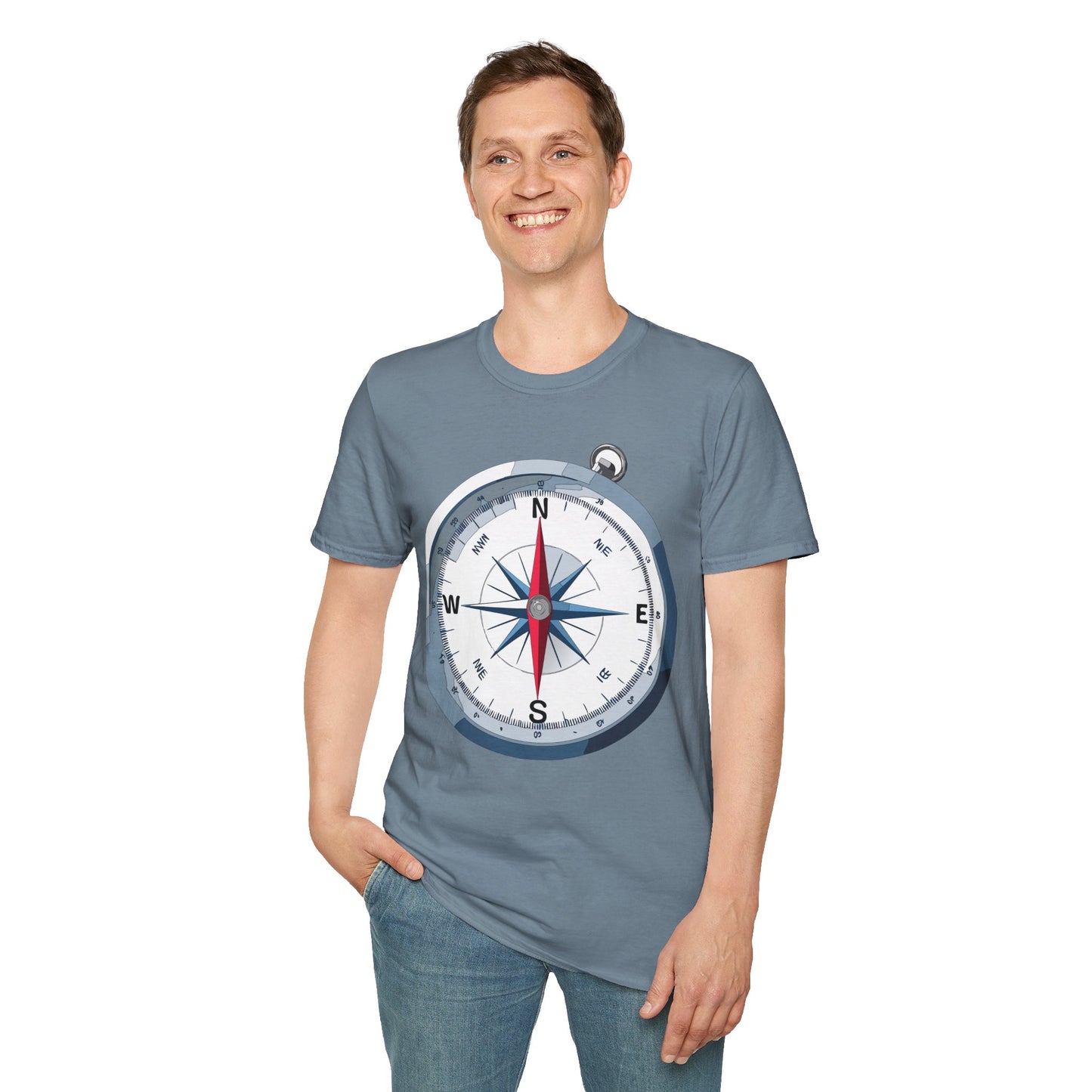 Compass T Shirt, Compass Shirt, Shirt with Compass, Navigator Shirt