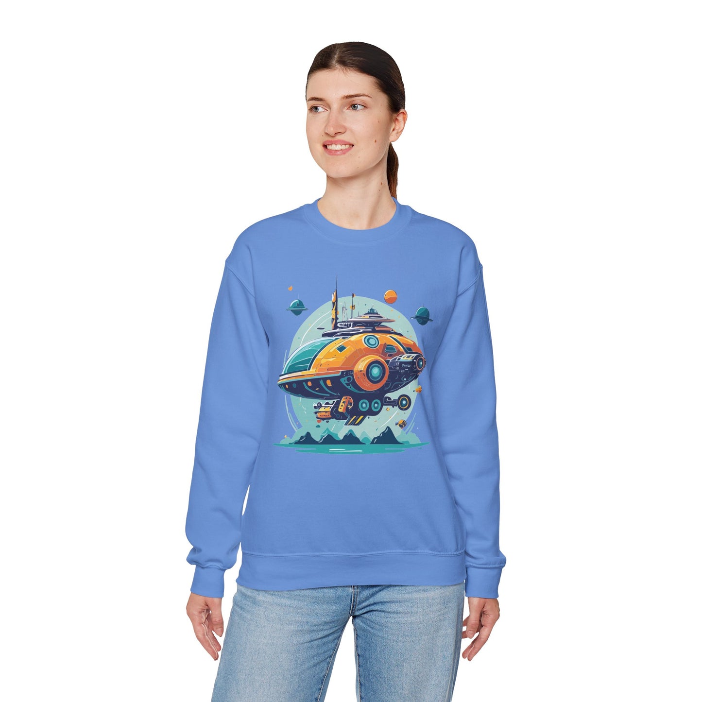 Space Shuttle Sweatshirt, Cosmic Sweatshirt, Astronaut Sweatshirt, Space Cosmic Sweatshirt