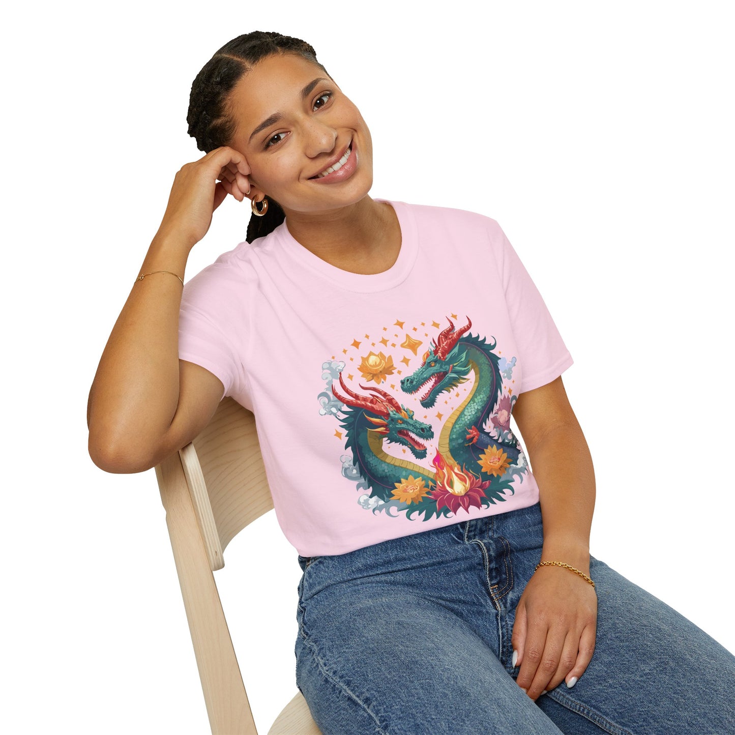 Dragon T Shirt, Dragon Shirt, Shirt with Animals, Animal Shirt