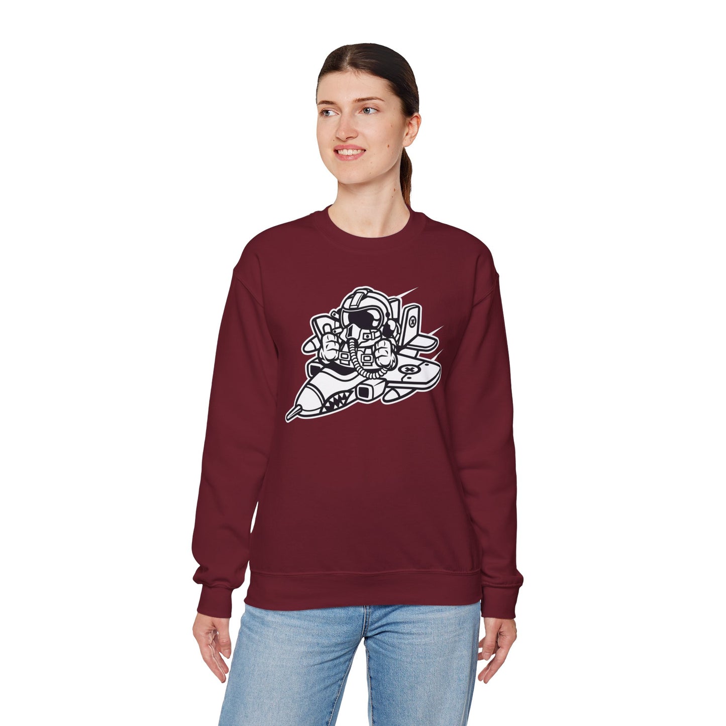Space Shuttle Sweatshirt, Cosmic Sweatshirt, Astronaut Sweatshirt, Space Cosmic Sweatshirt