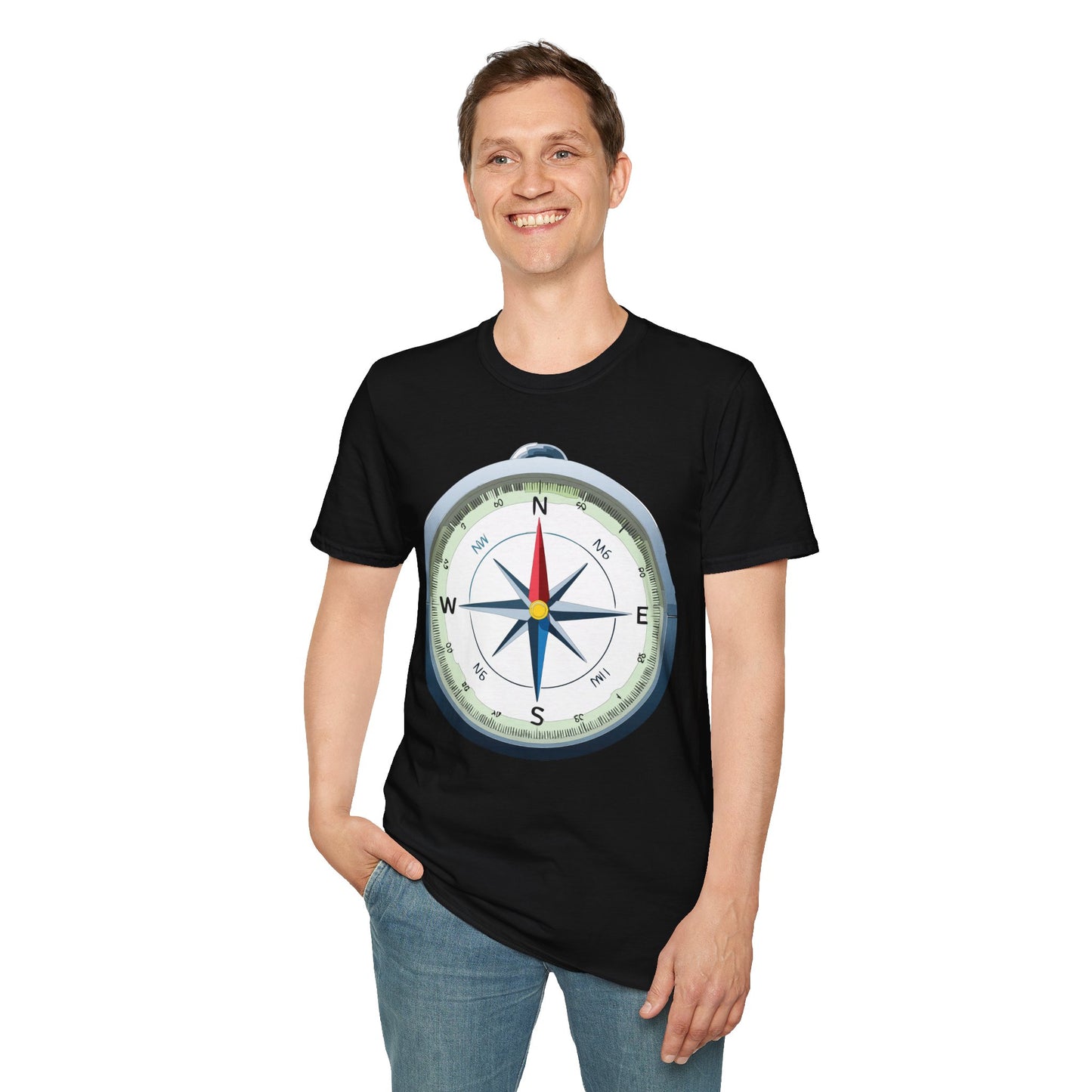 Compass T Shirt, Compass Shirt, Shirt with Compass, Navigator Shirt