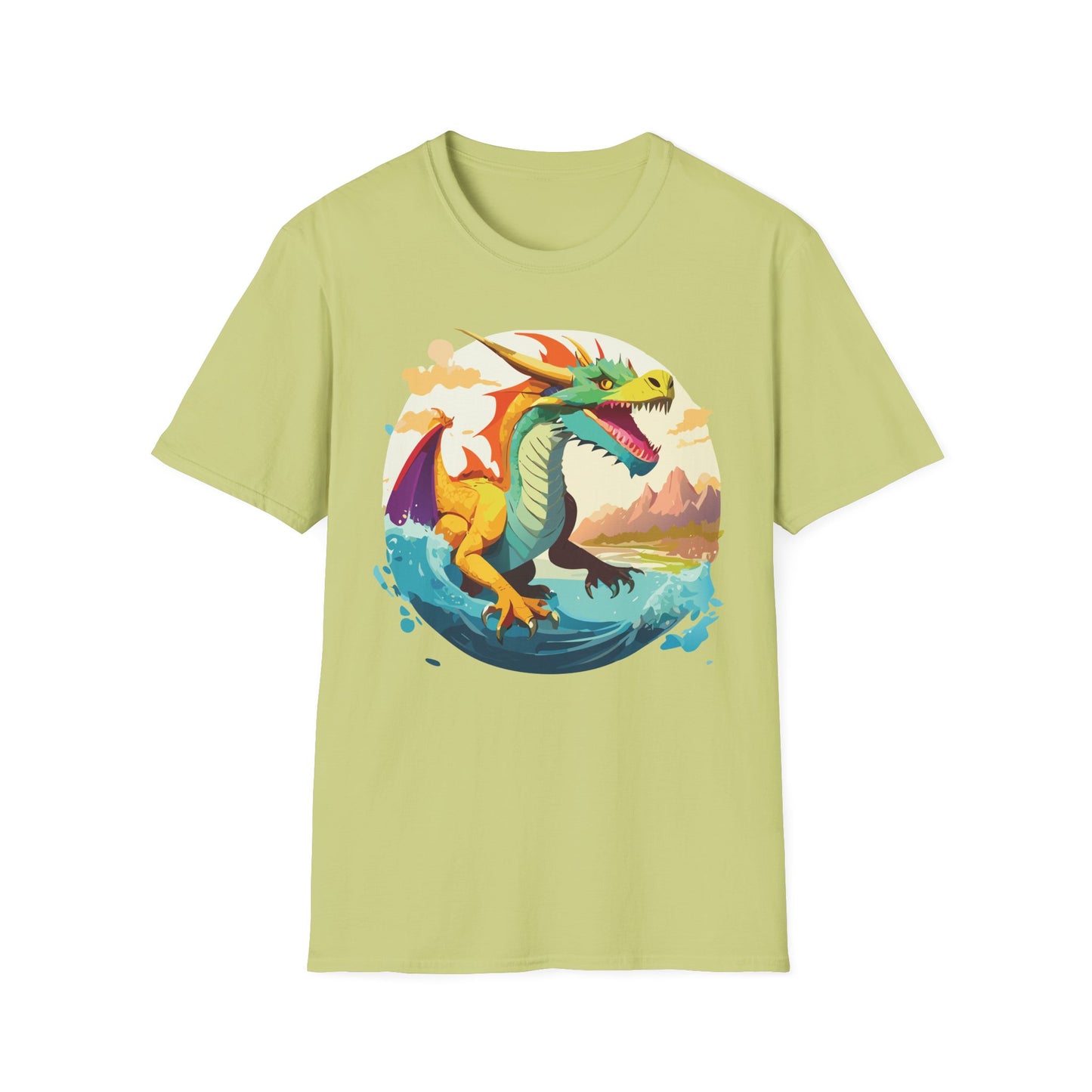 Dragon T Shirt, Dragon Shirt, Shirt with Animals, Animal Shirt