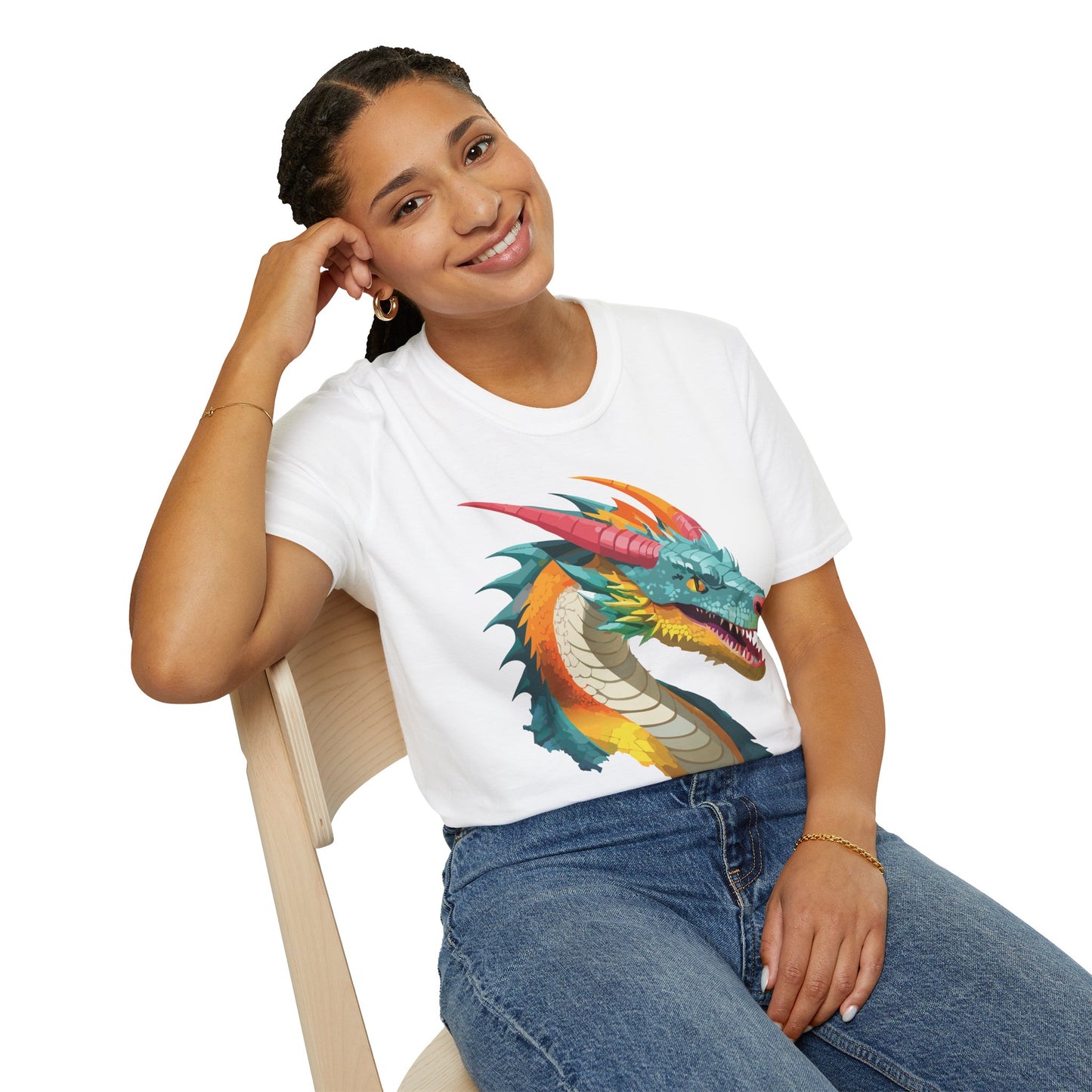 Dragon T Shirt, Dragon Shirt, Shirt with Animals, Animal Shirt