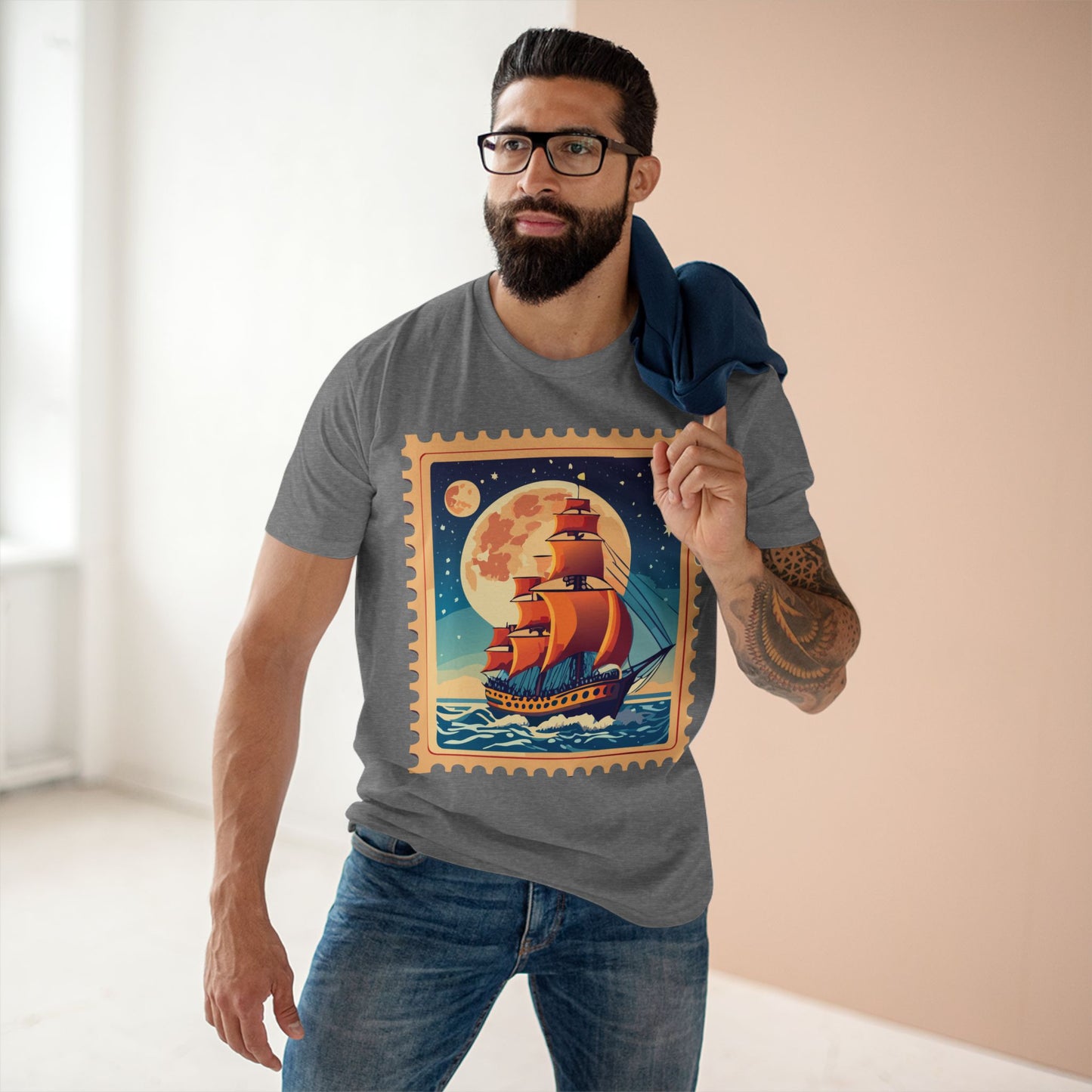 Stamp Shirt, Postage Stamp Shirt