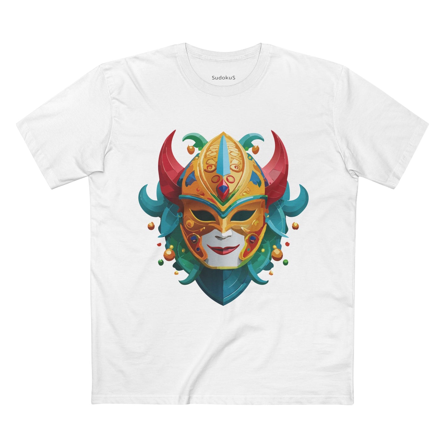 Mask Shirt, Shirt with Face - SudokuS