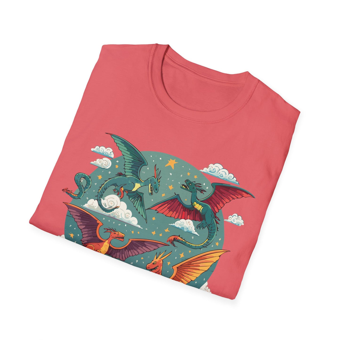 Dragon T Shirt, Dragon Shirt, Shirt with Animals, Animal Shirt