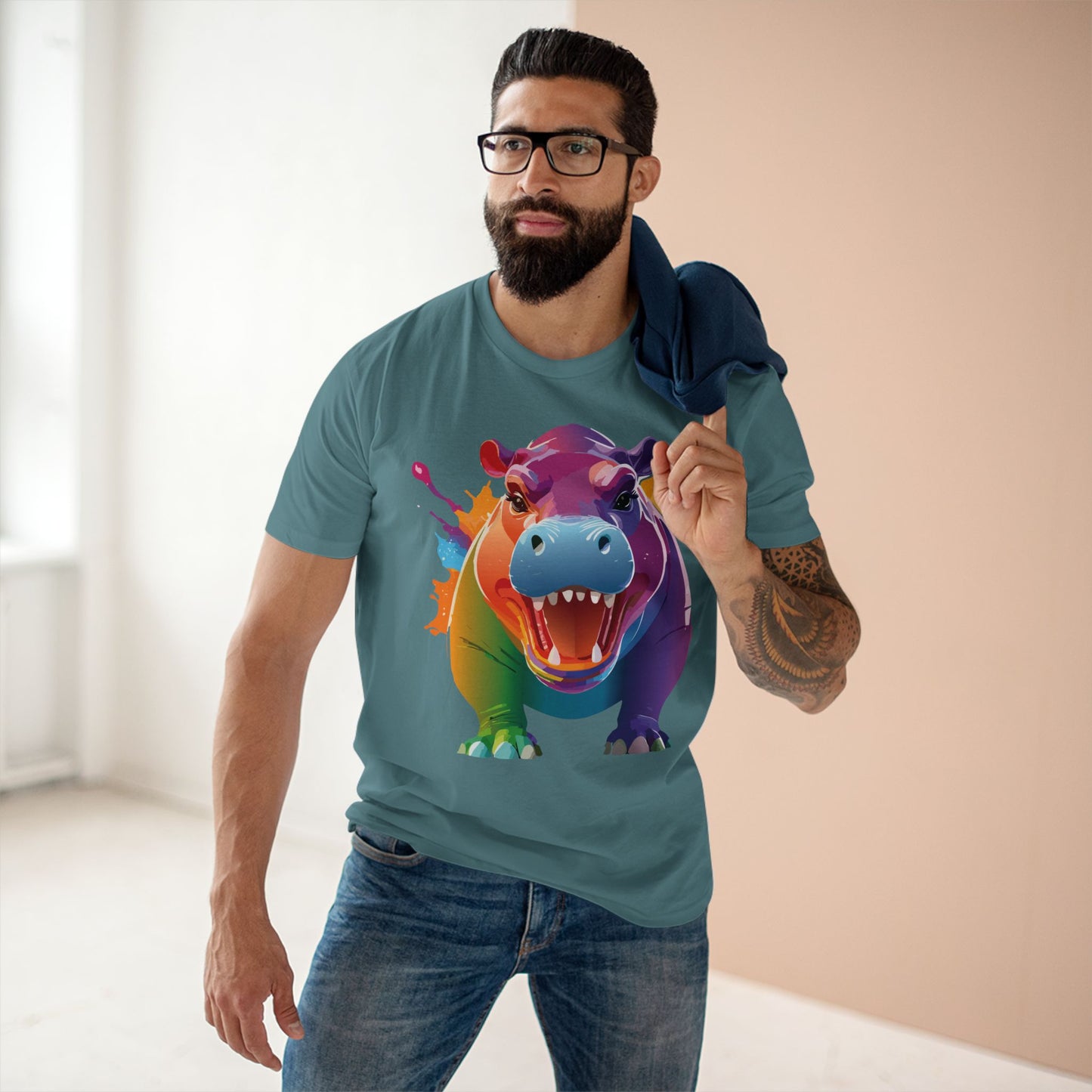 Animal Shirt, Hippo Shirt - SudokuS