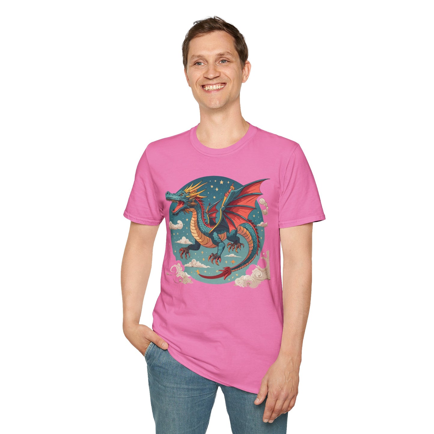 Dragon T Shirt, Dragon Shirt, Shirt with Animals, Animal Shirt