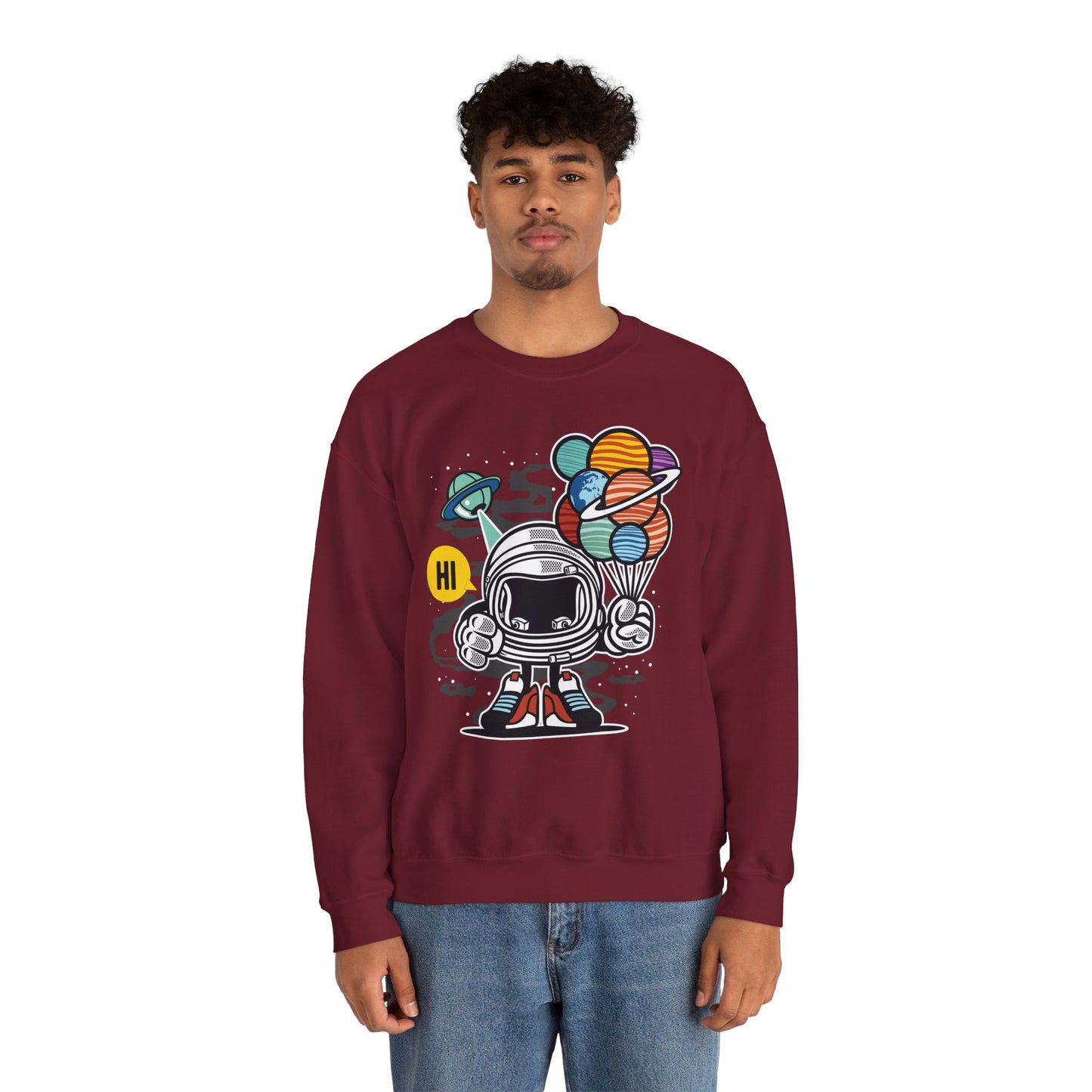 Space Shuttle Sweatshirt, Cosmic Sweatshirt, Astronaut Sweatshirt, Space Cosmic Sweatshirt