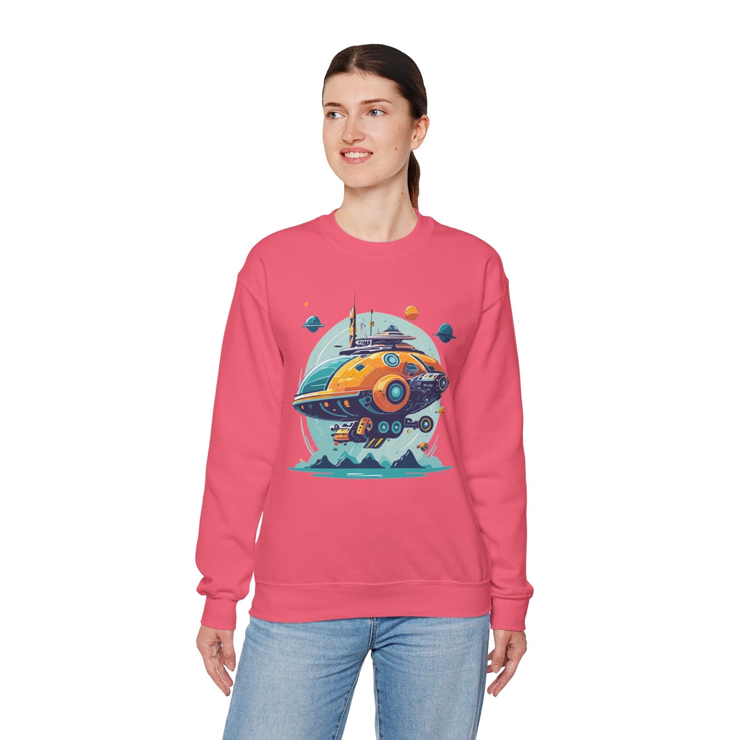 Space Shuttle Sweatshirt, Cosmic Sweatshirt, Astronaut Sweatshirt, Space Cosmic Sweatshirt