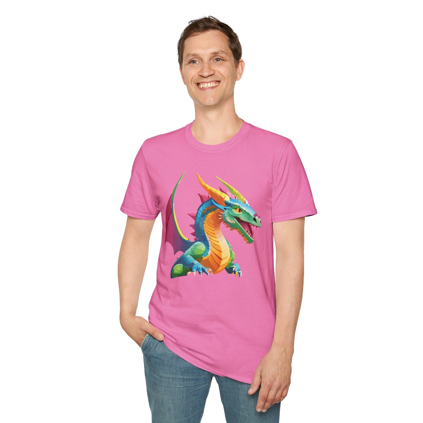 Dragon T Shirt, Dragon Shirt, Shirt with Animals, Animal Shirt