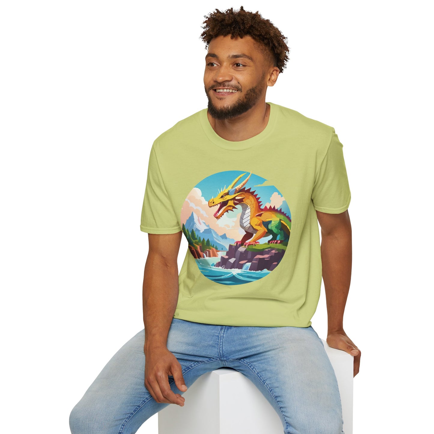 Dragon T Shirt, Dragon Shirt, Shirt with Animals, Animal Shirt