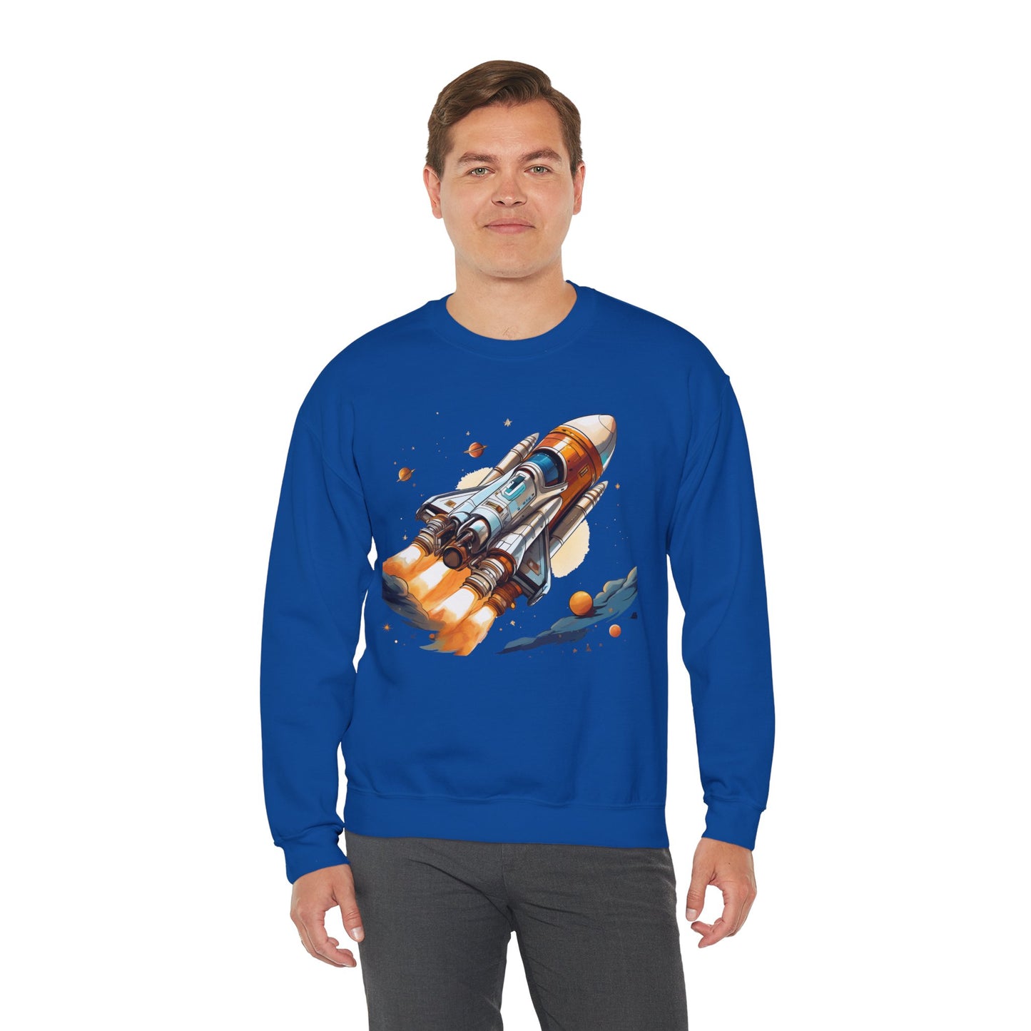 Space Shuttle Sweatshirt, Cosmic Sweatshirt, Astronaut Sweatshirt, Space Cosmic Sweatshirt