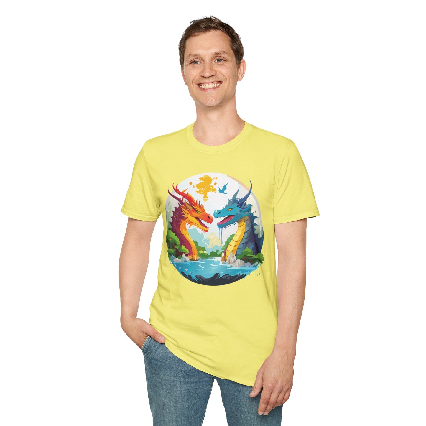 Dragon T Shirt, Dragon Shirt, Shirt with Animals, Animal Shirt