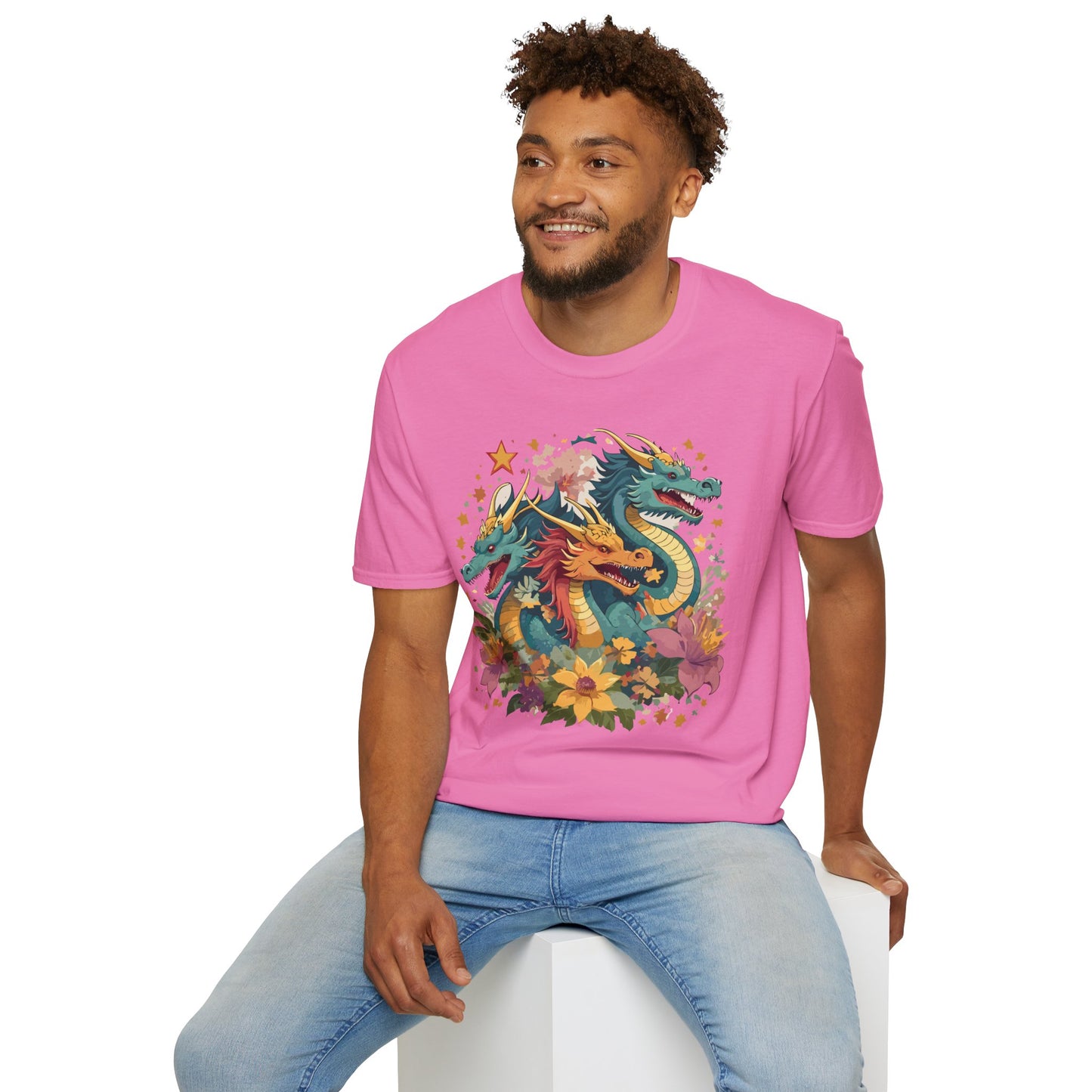 Dragon T Shirt, Dragon Shirt, Shirt with Animals, Animal Shirt
