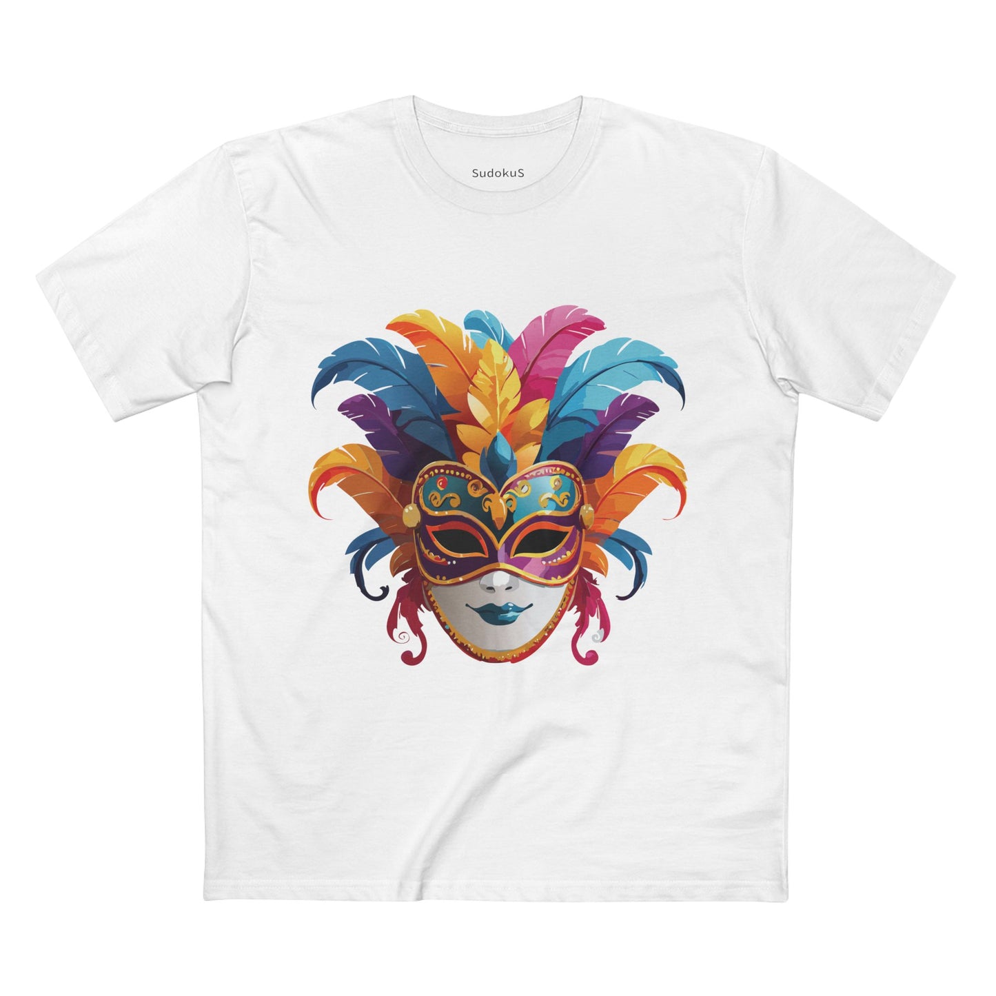 Mask Shirt, Shirt with Face - SudokuS