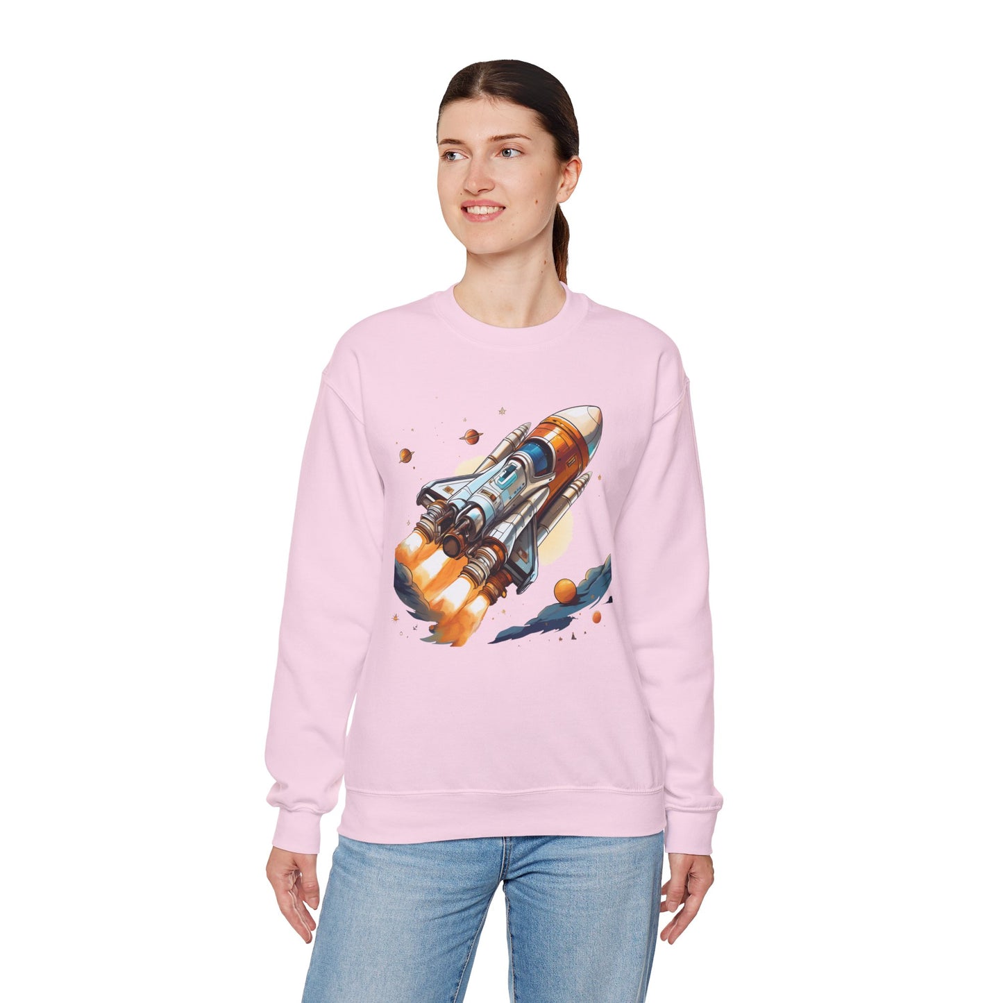 Space Shuttle Sweatshirt, Cosmic Sweatshirt, Astronaut Sweatshirt, Space Cosmic Sweatshirt