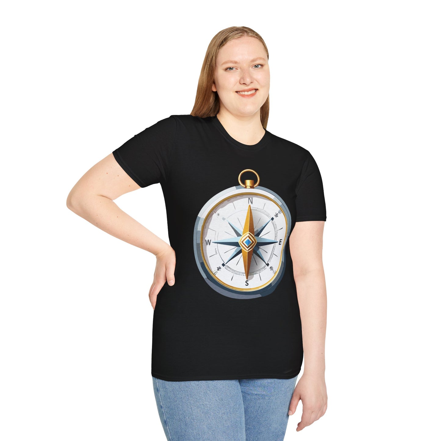 Compass T Shirt, Compass Shirt, Shirt with Compass, Navigator Shirt