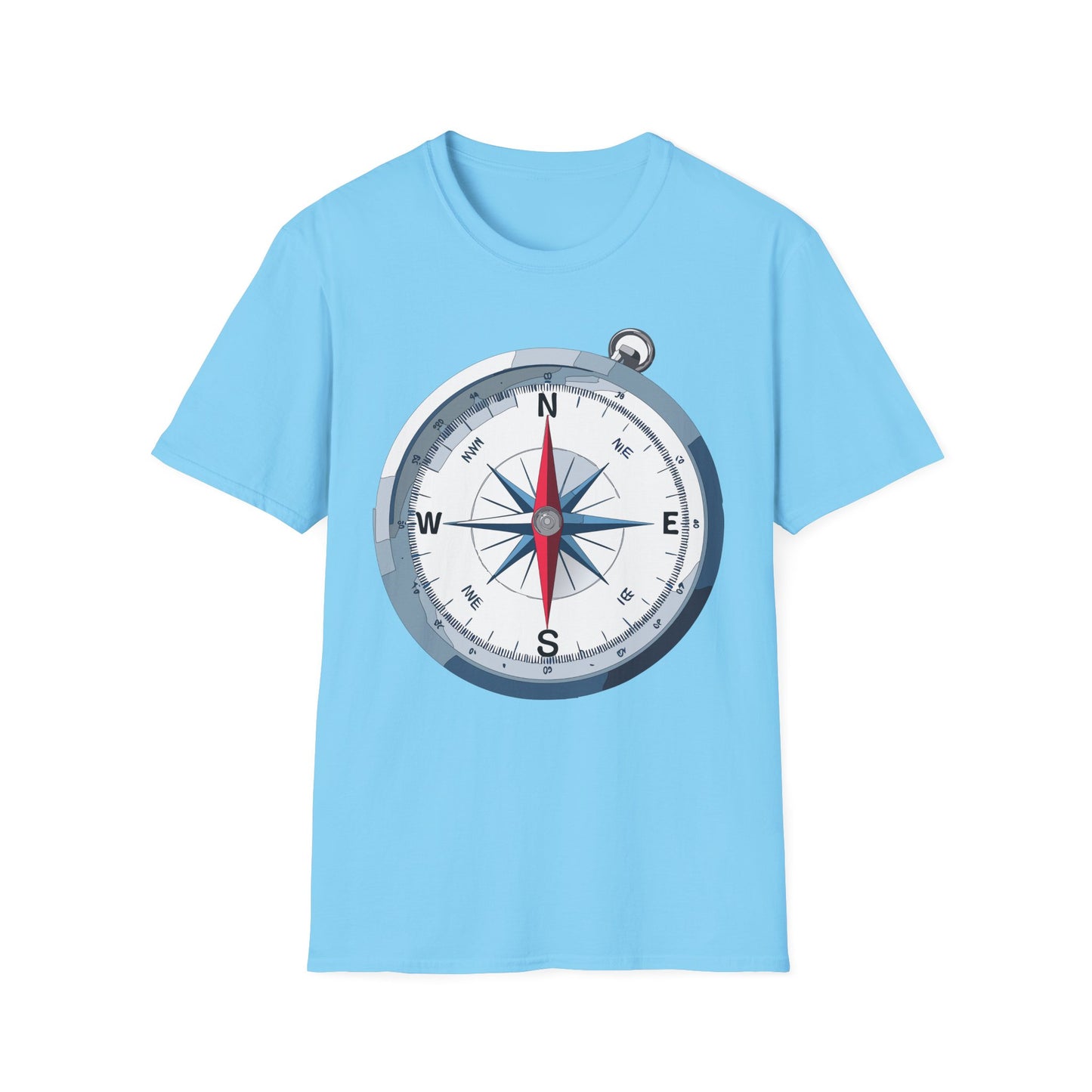 Compass T Shirt, Compass Shirt, Shirt with Compass, Navigator Shirt