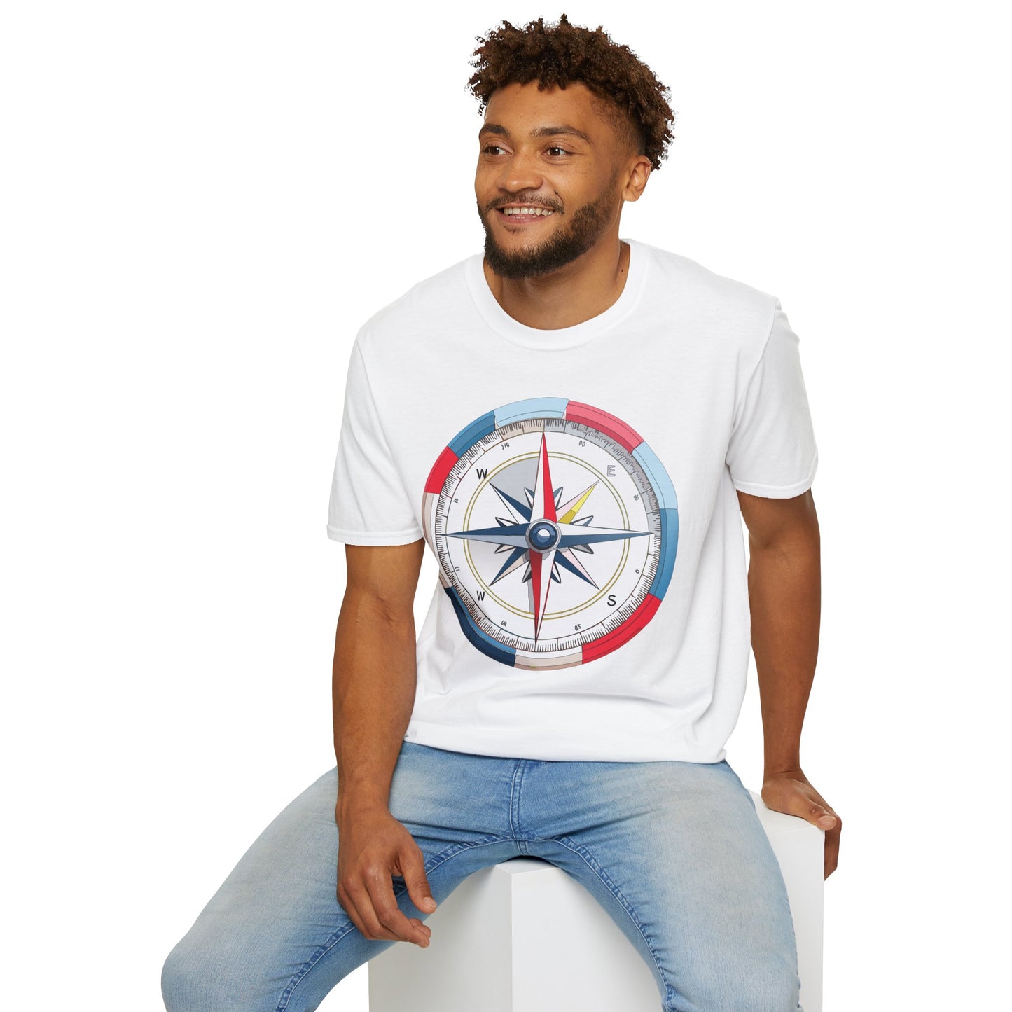 Compass T Shirt, Compass Shirt, Shirt with Compass, Navigator Shirt