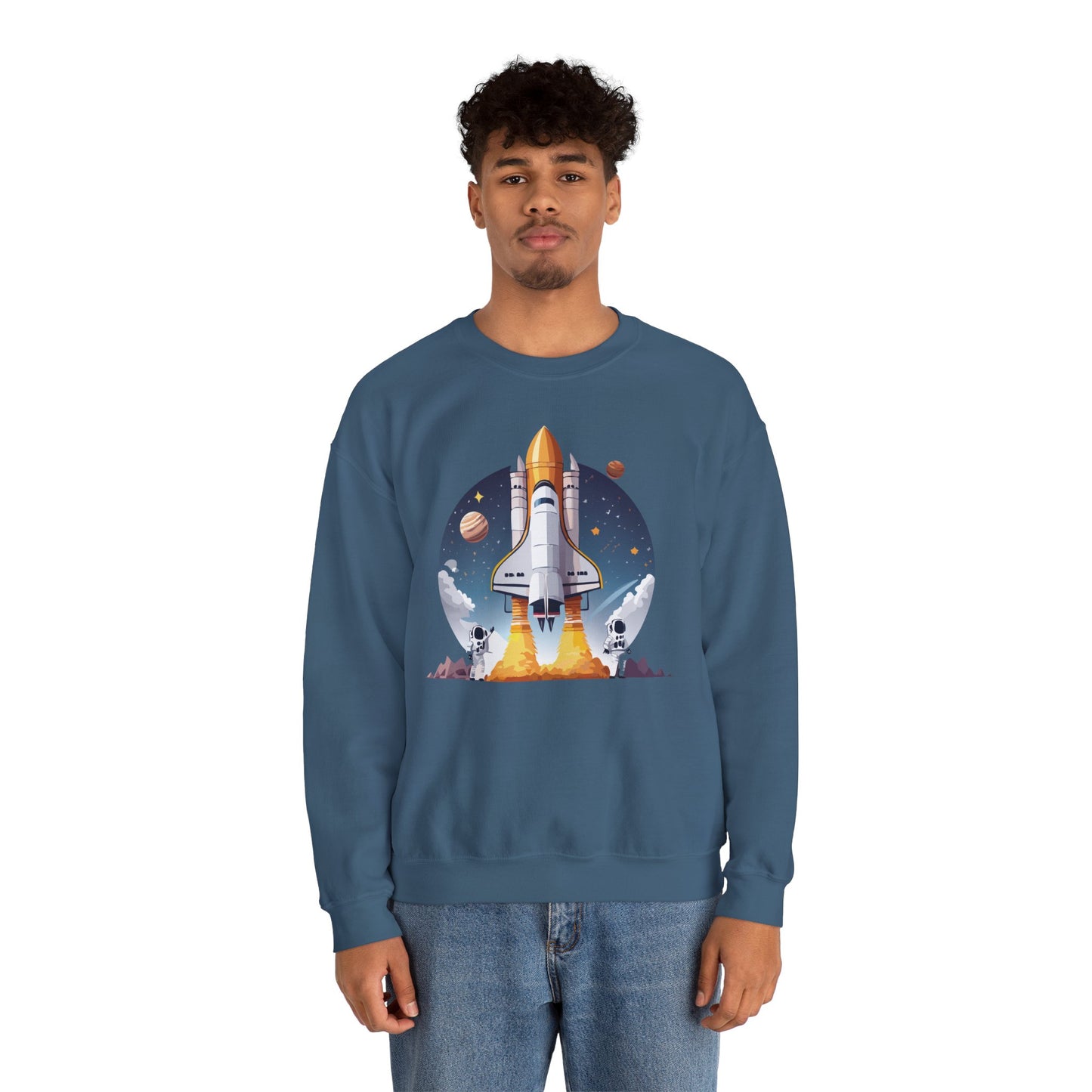 Space Shuttle Sweatshirt, Cosmic Sweatshirt, Astronaut Sweatshirt, Space Cosmic Sweatshirt