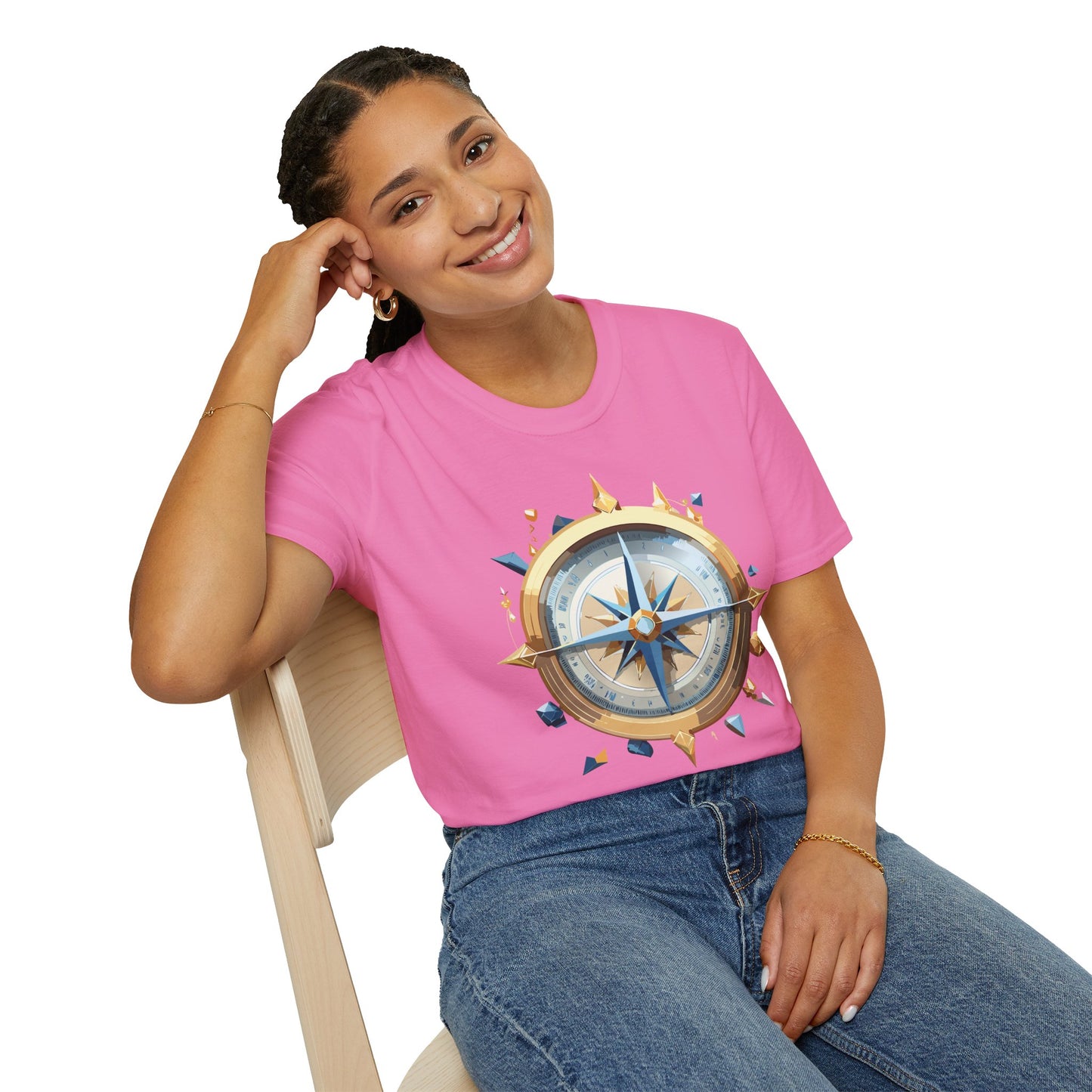 Compass T Shirt, Compass Shirt, Shirt with Compass, Navigator Shirt