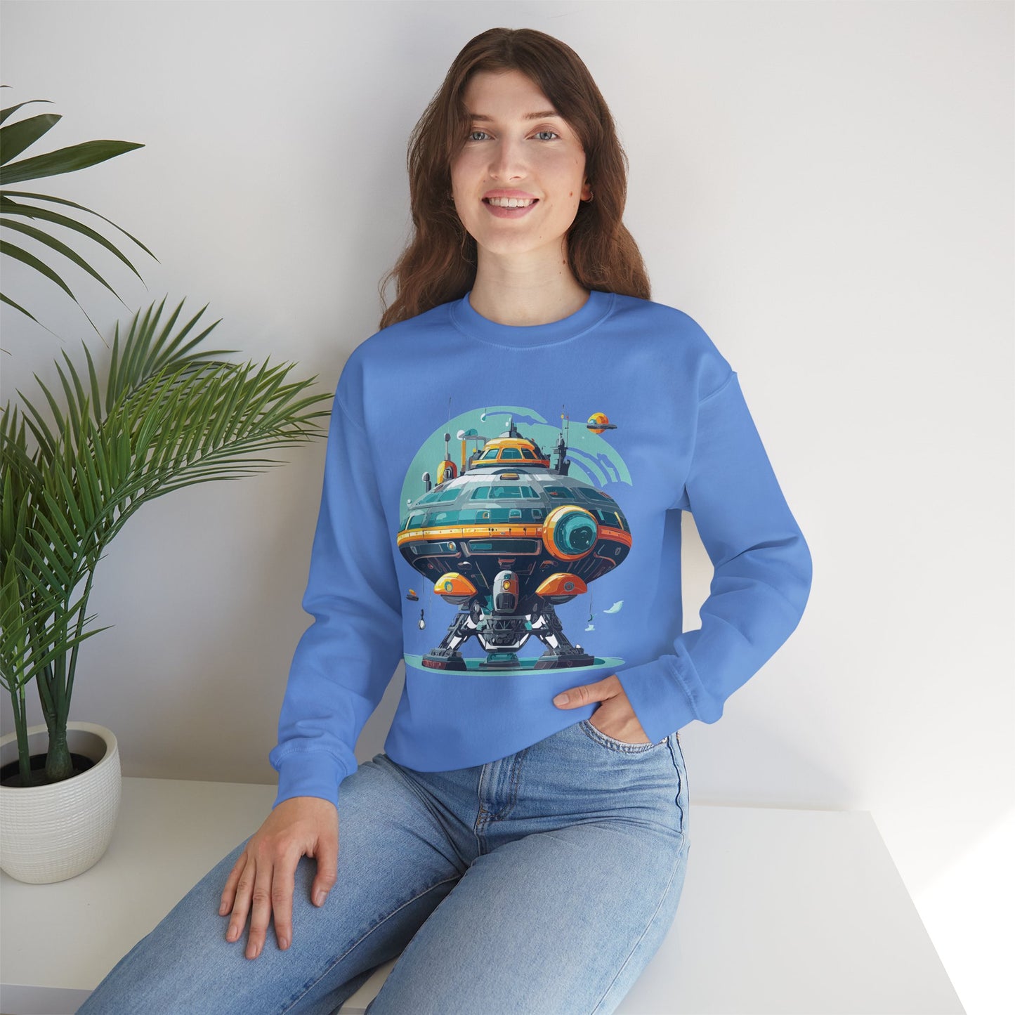 Space Shuttle Sweatshirt, Cosmic Sweatshirt, Astronaut Sweatshirt, Space Cosmic Sweatshirt