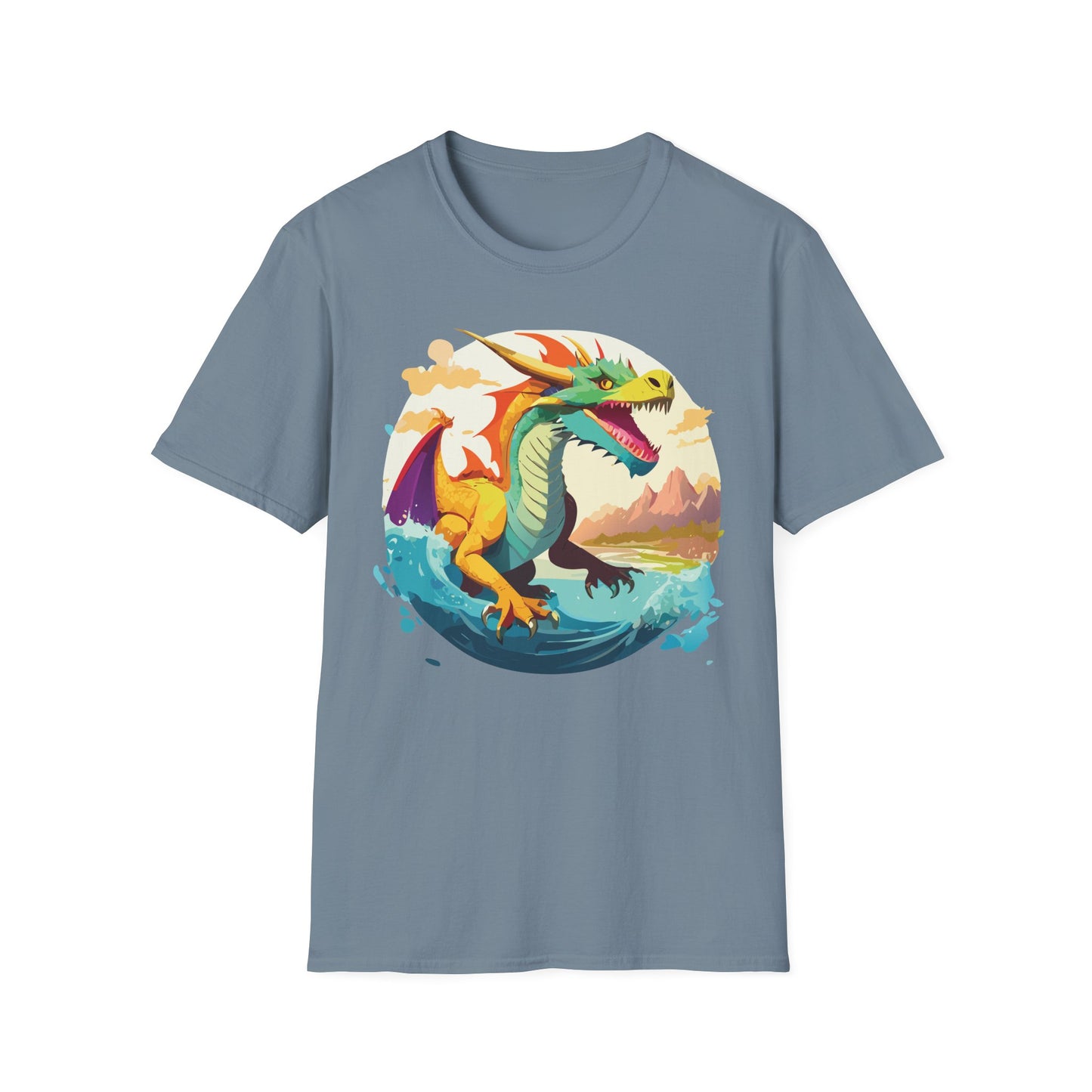 Dragon T Shirt, Dragon Shirt, Shirt with Animals, Animal Shirt