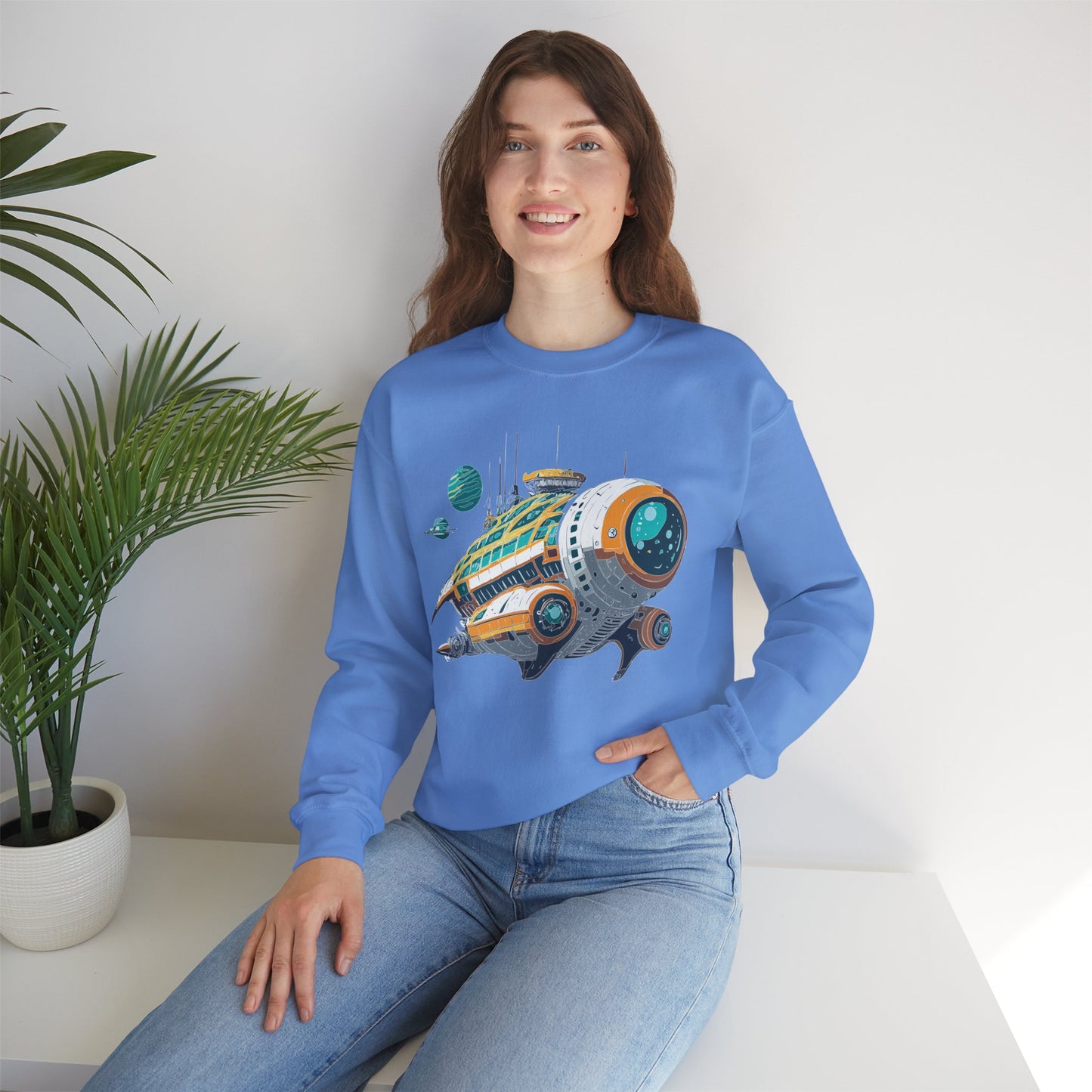 Space Shuttle Sweatshirt, Cosmic Sweatshirt, Astronaut Sweatshirt, Space Cosmic Sweatshirt