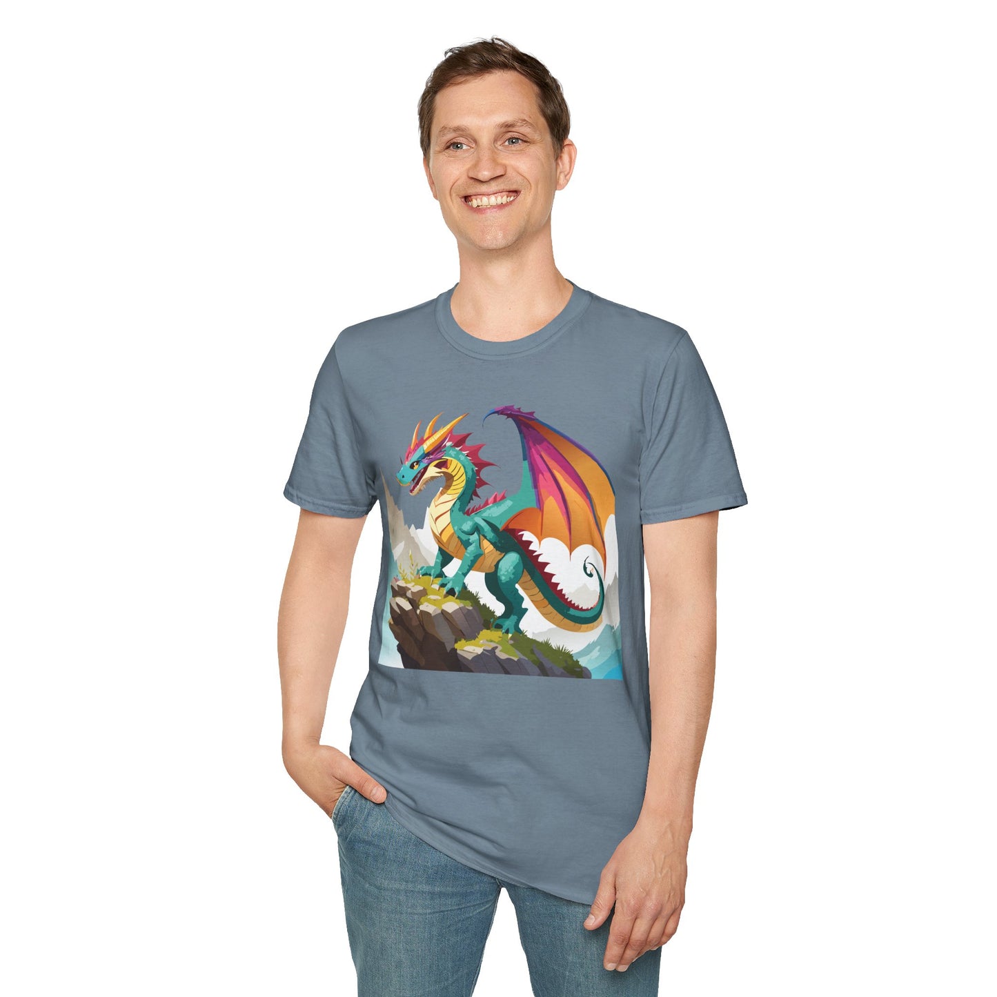 Dragon T Shirt, Dragon Shirt, Shirt with Animals, Animal Shirt