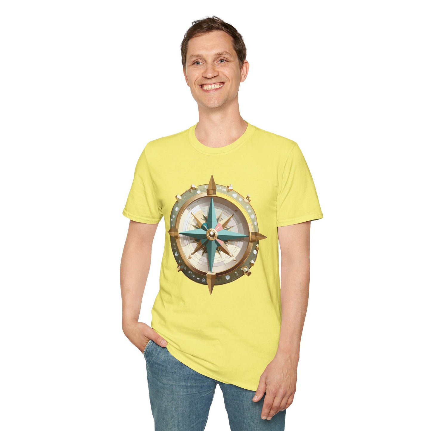 Compass T Shirt, Compass Shirt, Shirt with Compass, Navigator Shirt
