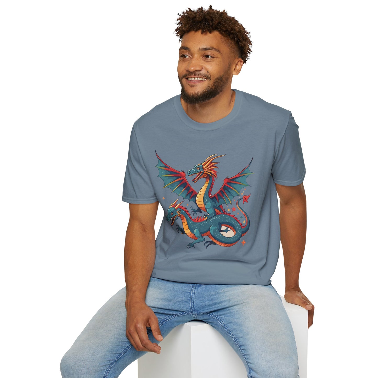 Dragon T Shirt, Dragon Shirt, Shirt with Animals, Animal Shirt